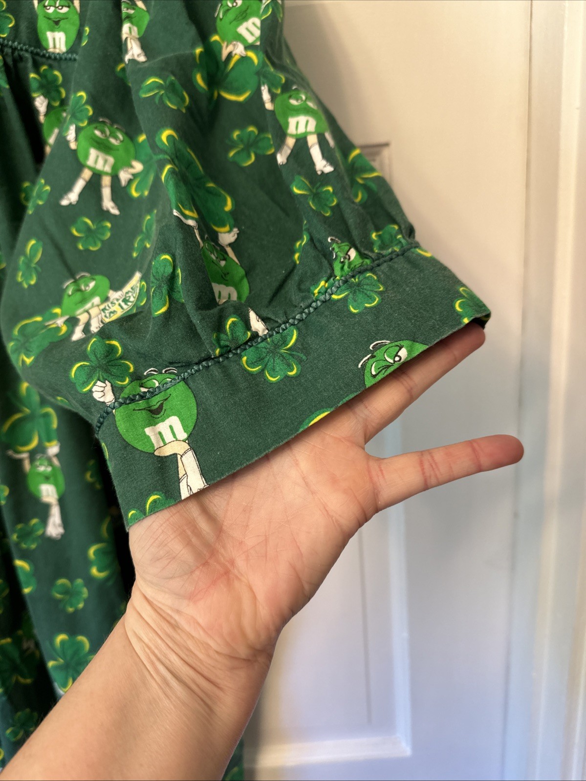 Womens Plus Size Homemade House Dress Green M&M’s St Patrick’s Day Irish Festive