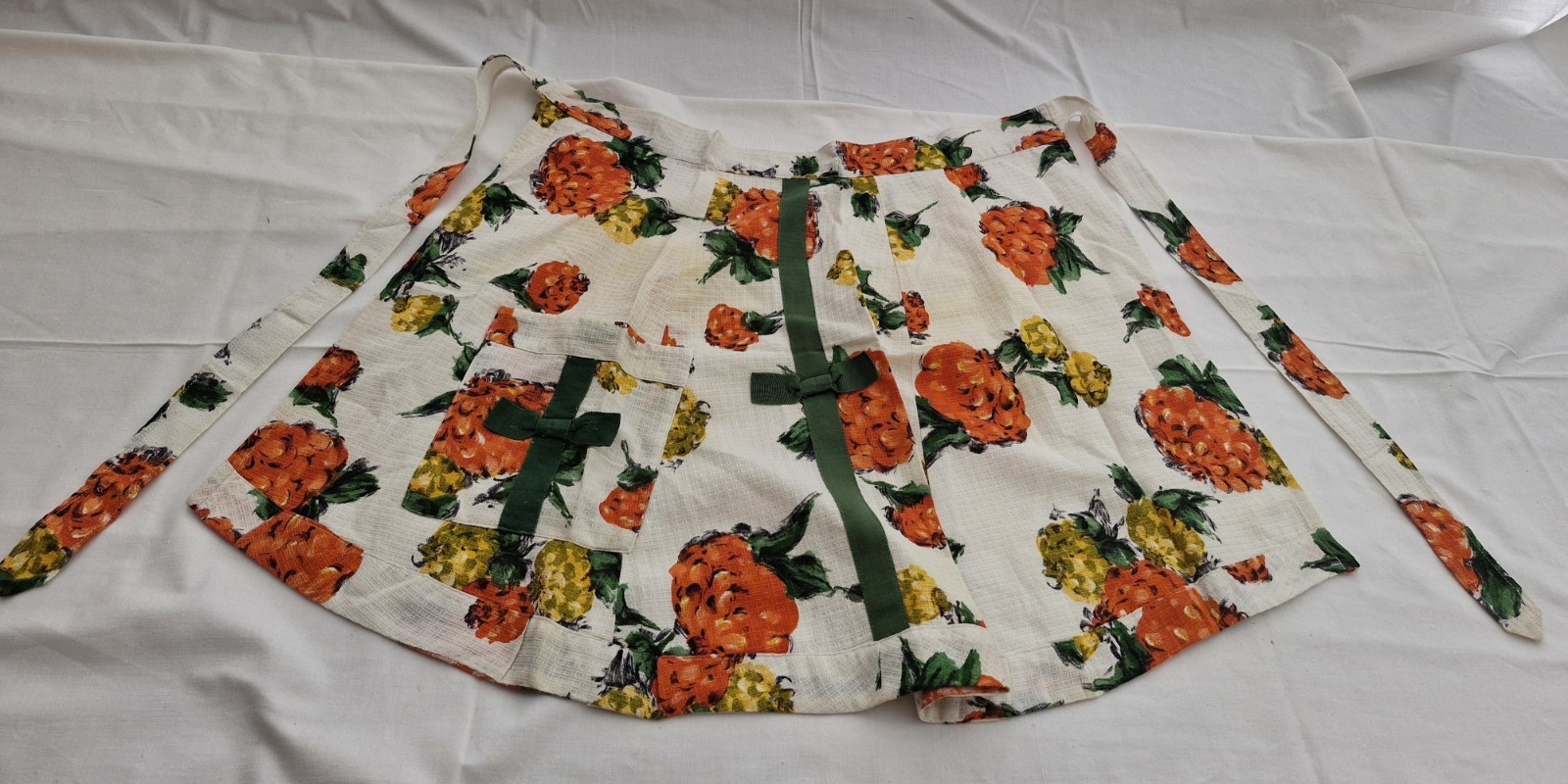 6 x Vintage Half Aprons Bundle | 60s 70s | Cotton Floral Retro