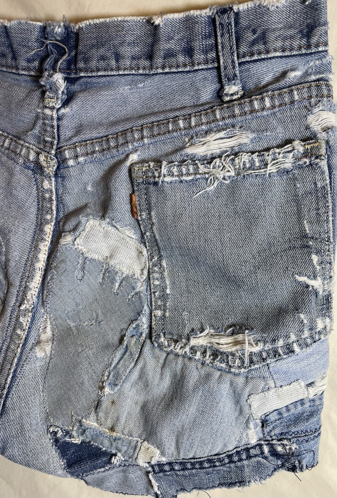 1972 Levi Strauss Denim Cutoffs Shorts 30” Waist Original