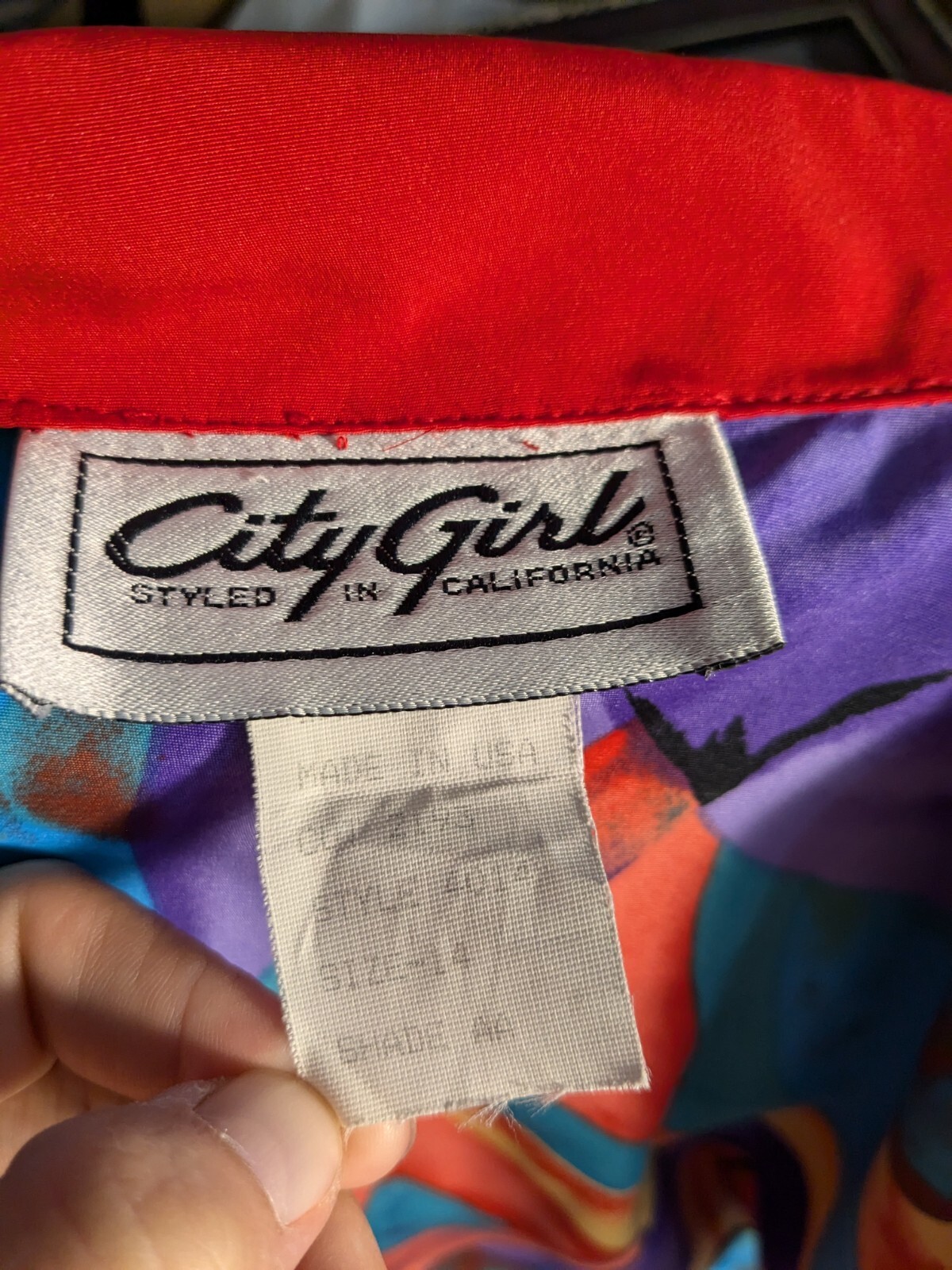 Nancy Bolen City Girl New Old Stock Expressive Colorful Dress w/Jacket Size 14