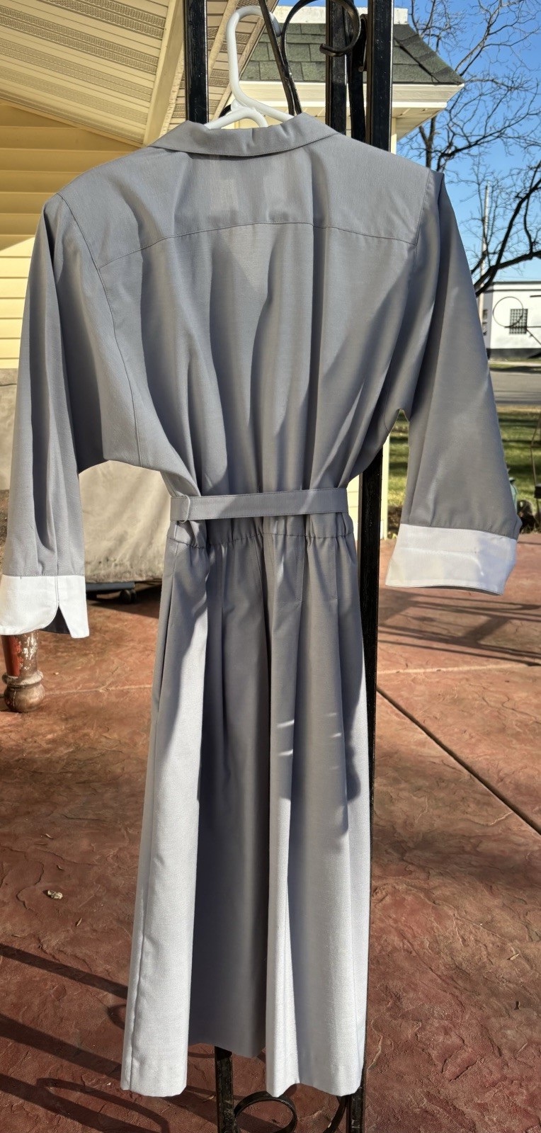 Vintage Retro Rosie The Riveter Diner Waitress Uniform Dress