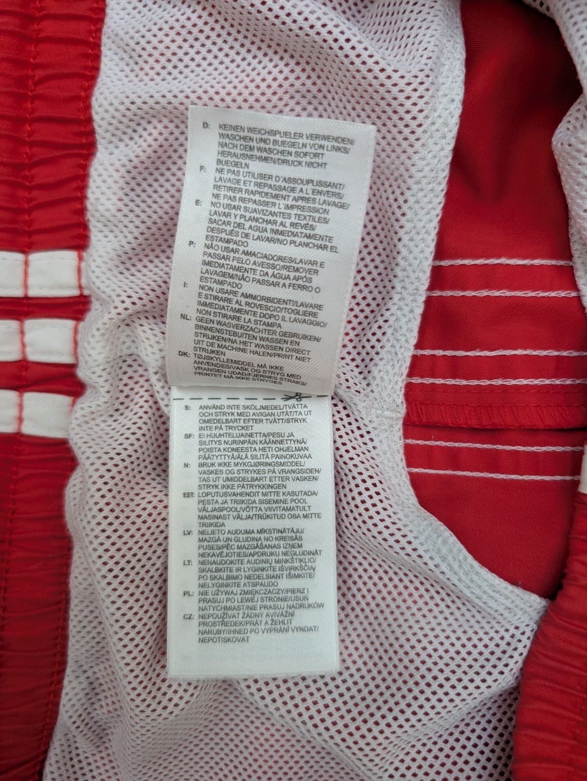 Adidas Sprinter Glanz Womens Shorts S Red Sports Vintage Football Casual Retro