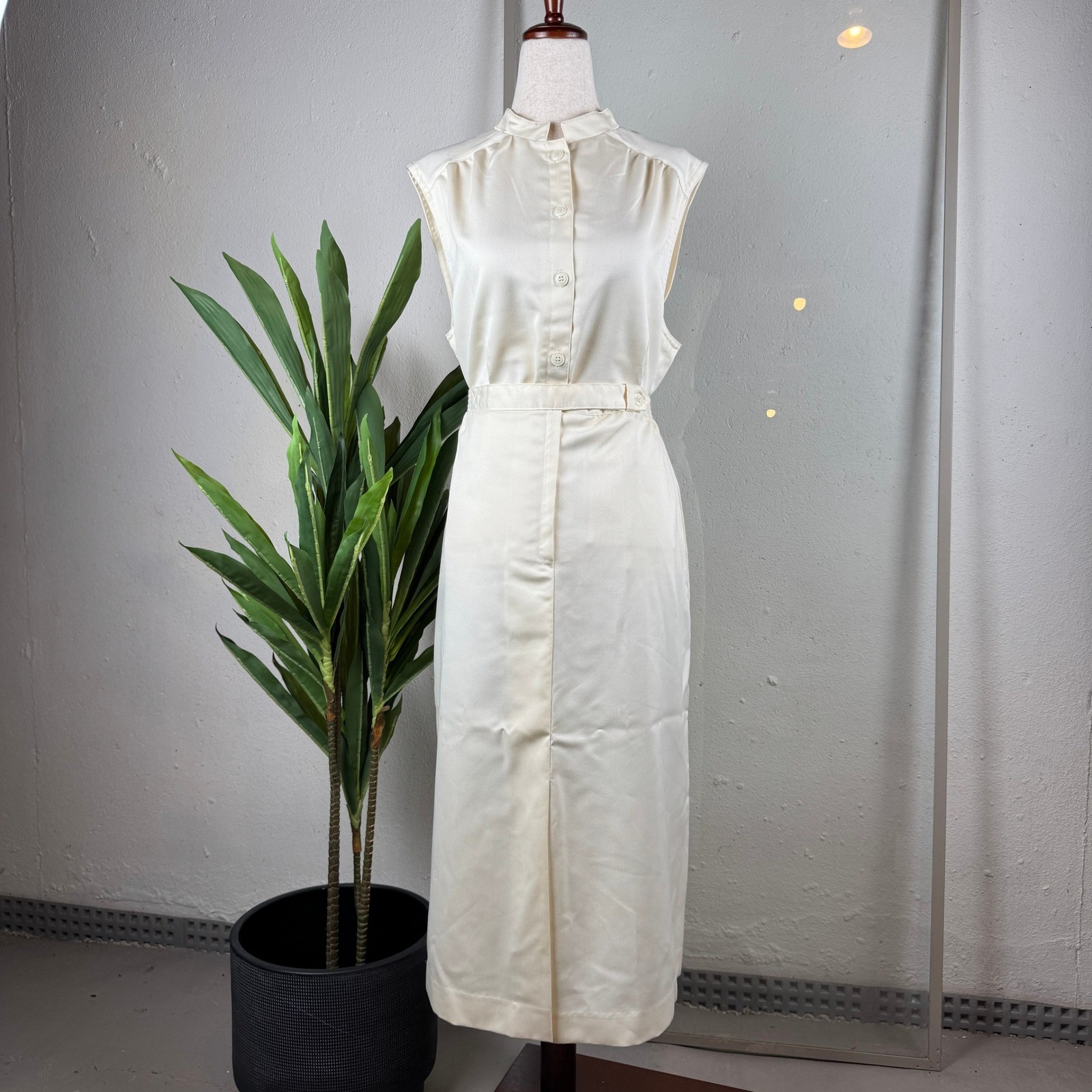 Romantic Garden Party Vintage 3pc Skirt Suit Set 14/18 Ivory (2 Skirts Included)