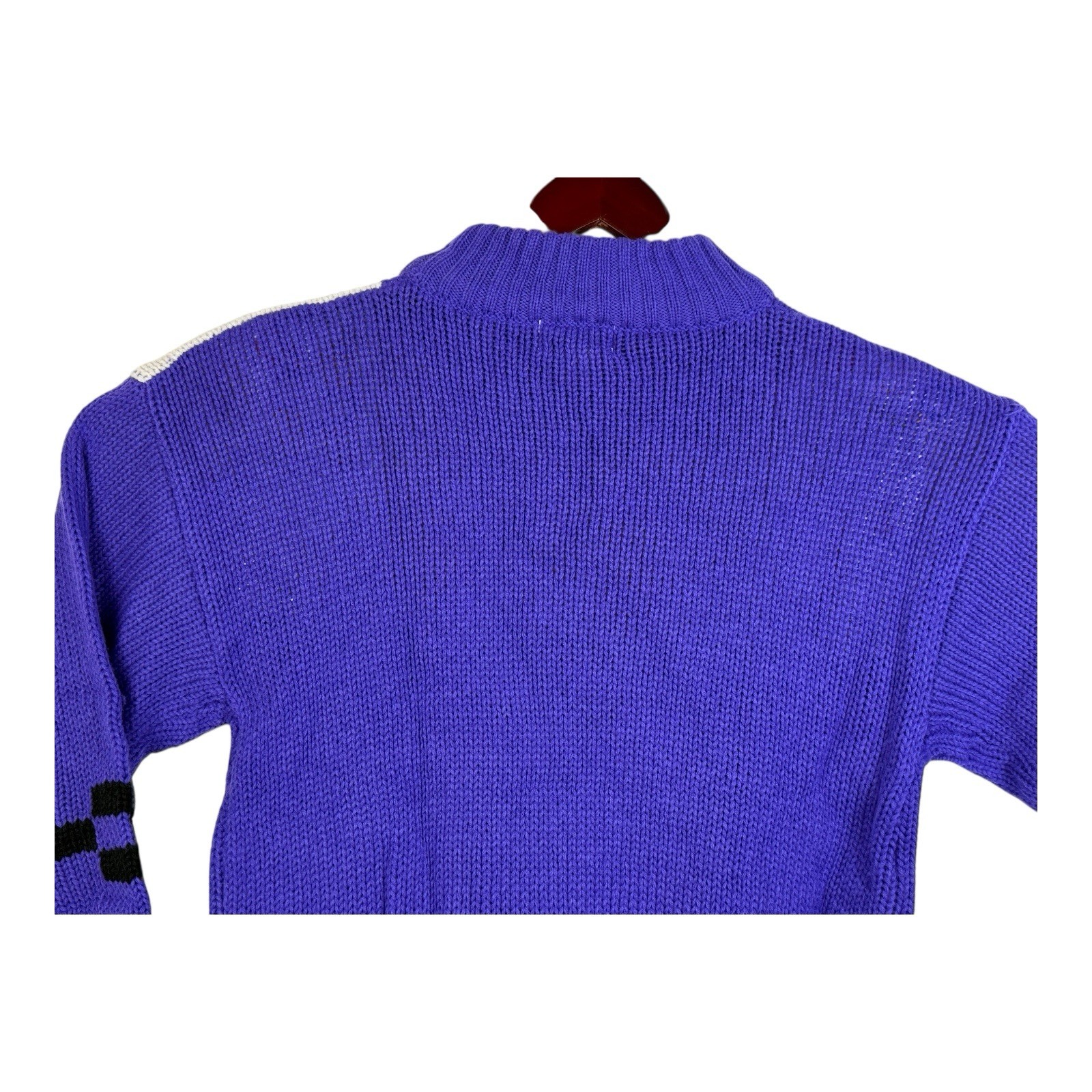 Vintage Spice Of Life Sweater Women’s Large Colorful Knit 80s Pullover Retro