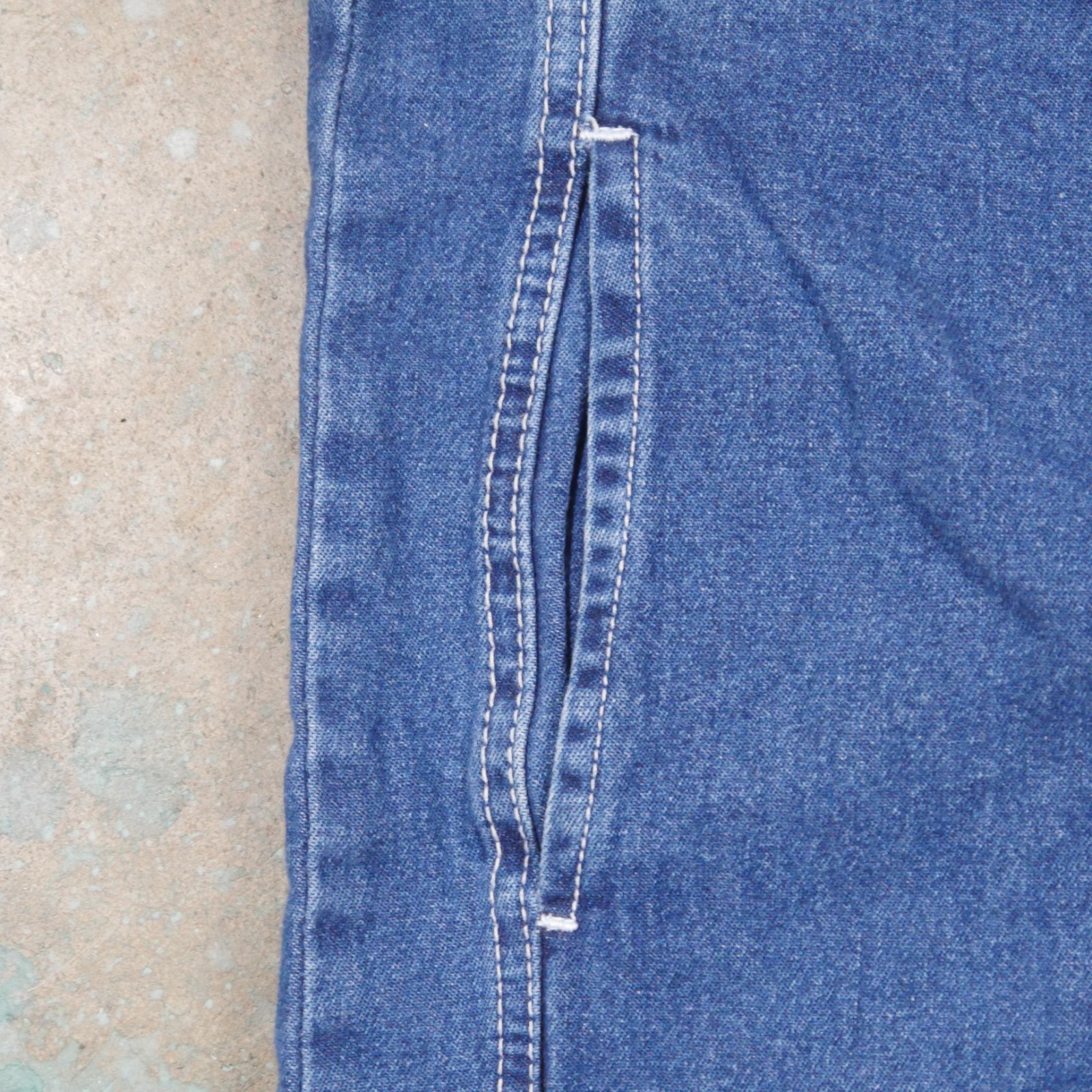 Vintage 90s Kikwear Kik Girl Wide Leg Baggy Drawstring Jeans Size M Rave Jnco US