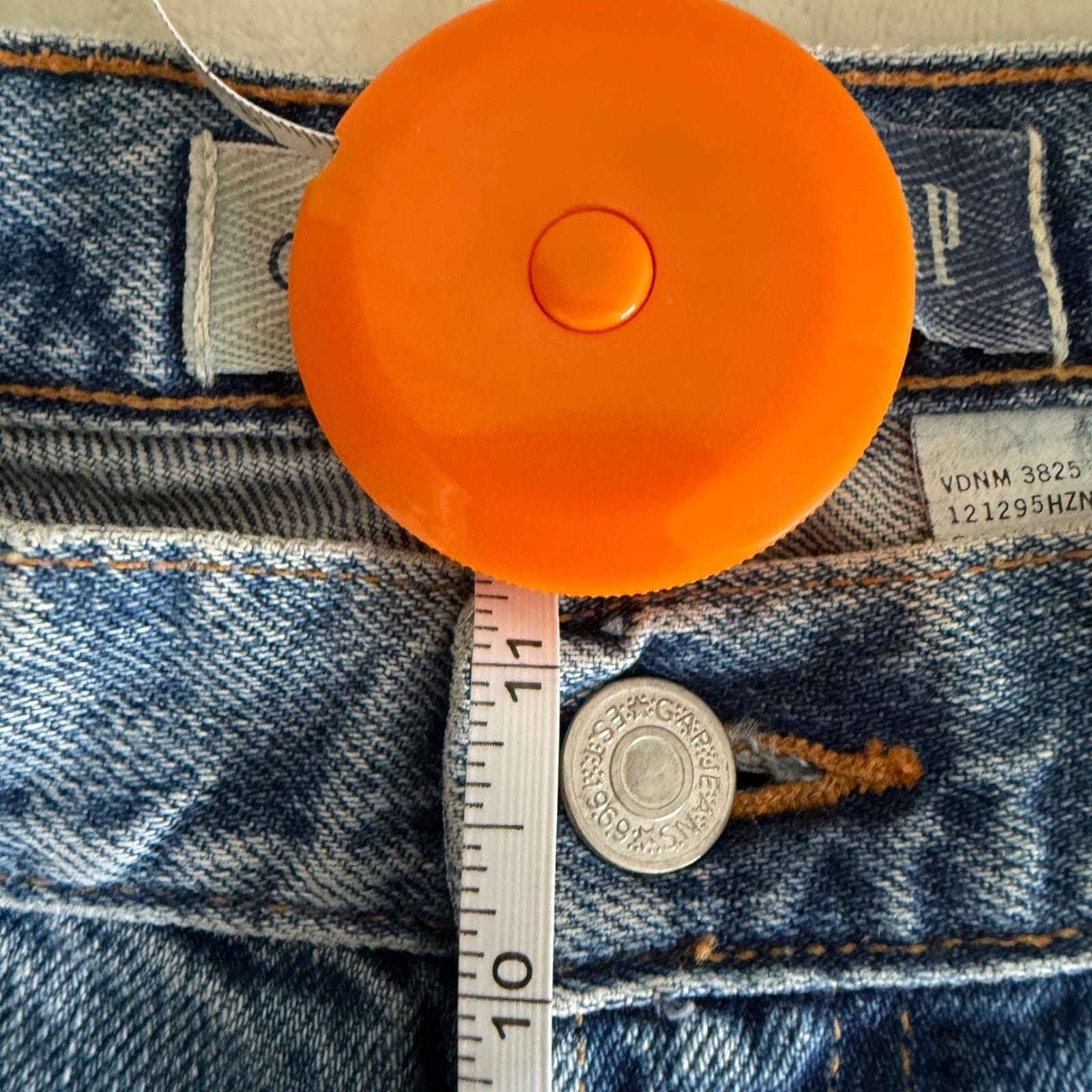 Vintage Gap 1969 Original Fit Jeans Ankle Light Wash 100% Cotton Y2K