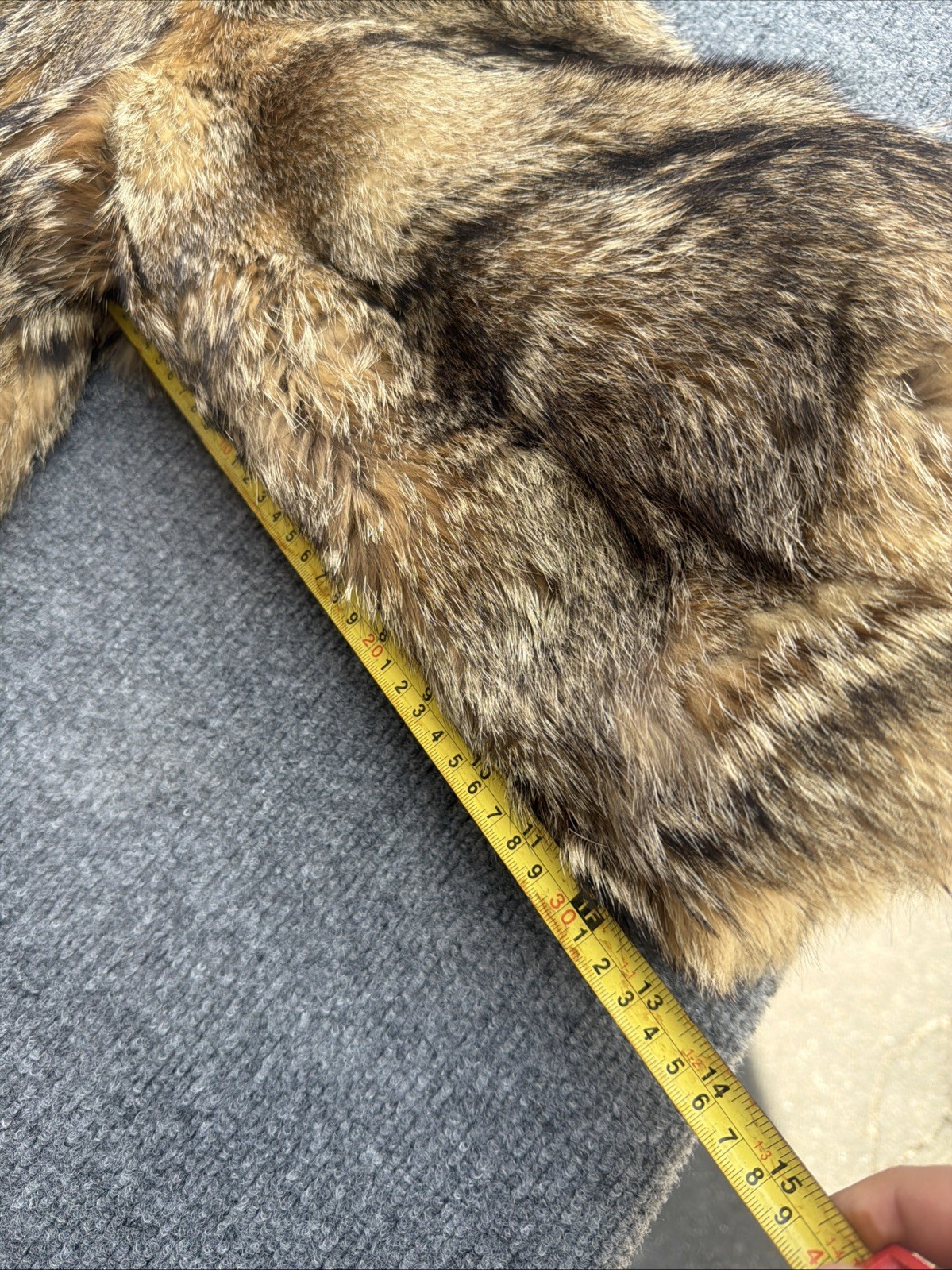 Vintage Genuine Raccoon Fur Coat Full Length 80s Glam Shawl Collar Made USA