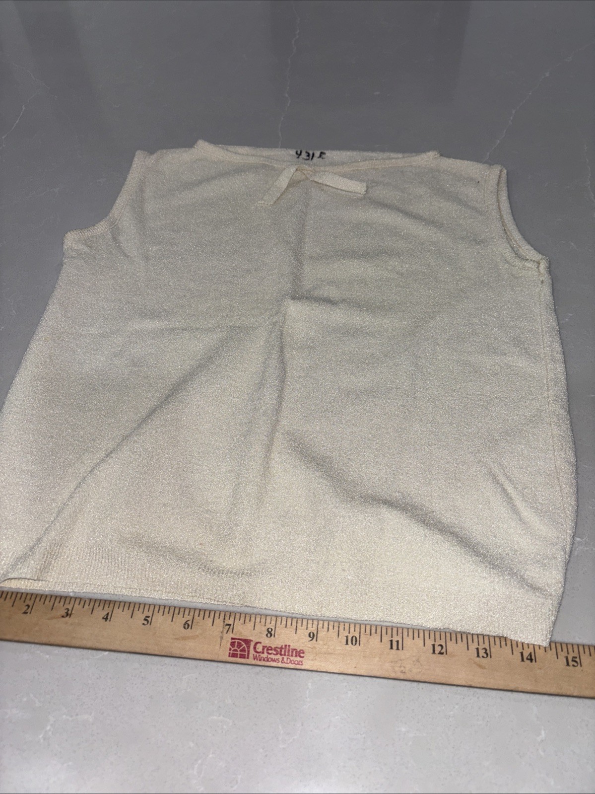 Vintage handmade women’s vest shirt 1960s