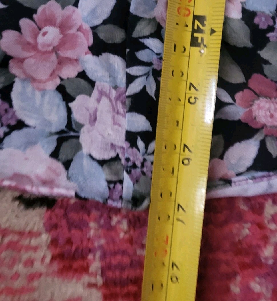 VTG Just in Time Petites skirt outfit set 80s floral batternburg lace 10 womens