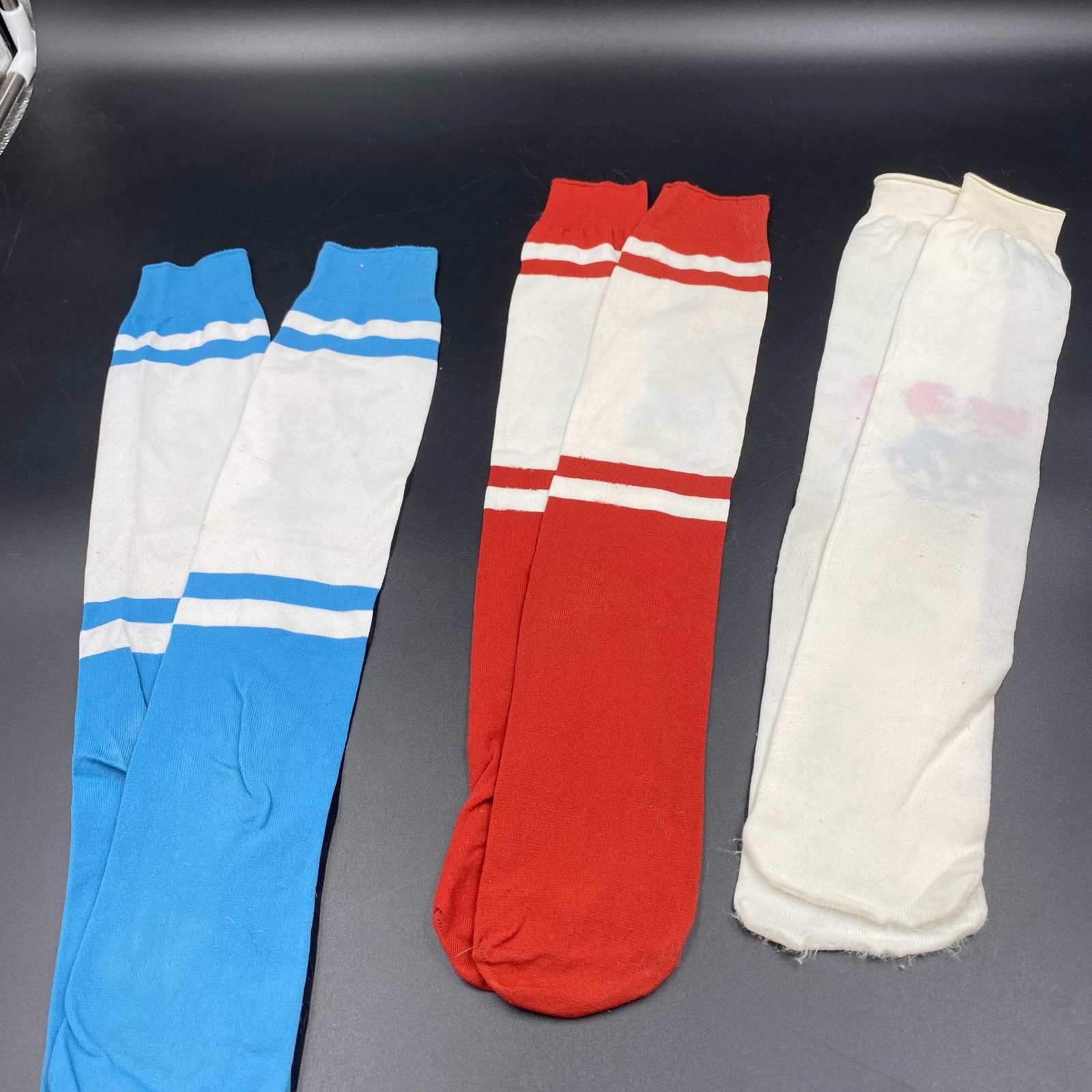 Bonnie Doon Looney Tunes Vintage 70s Knee High Socks Lot Bugs Tweety Woody 8-11