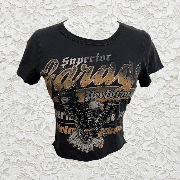 vintage cyber y2k graphic baby tee