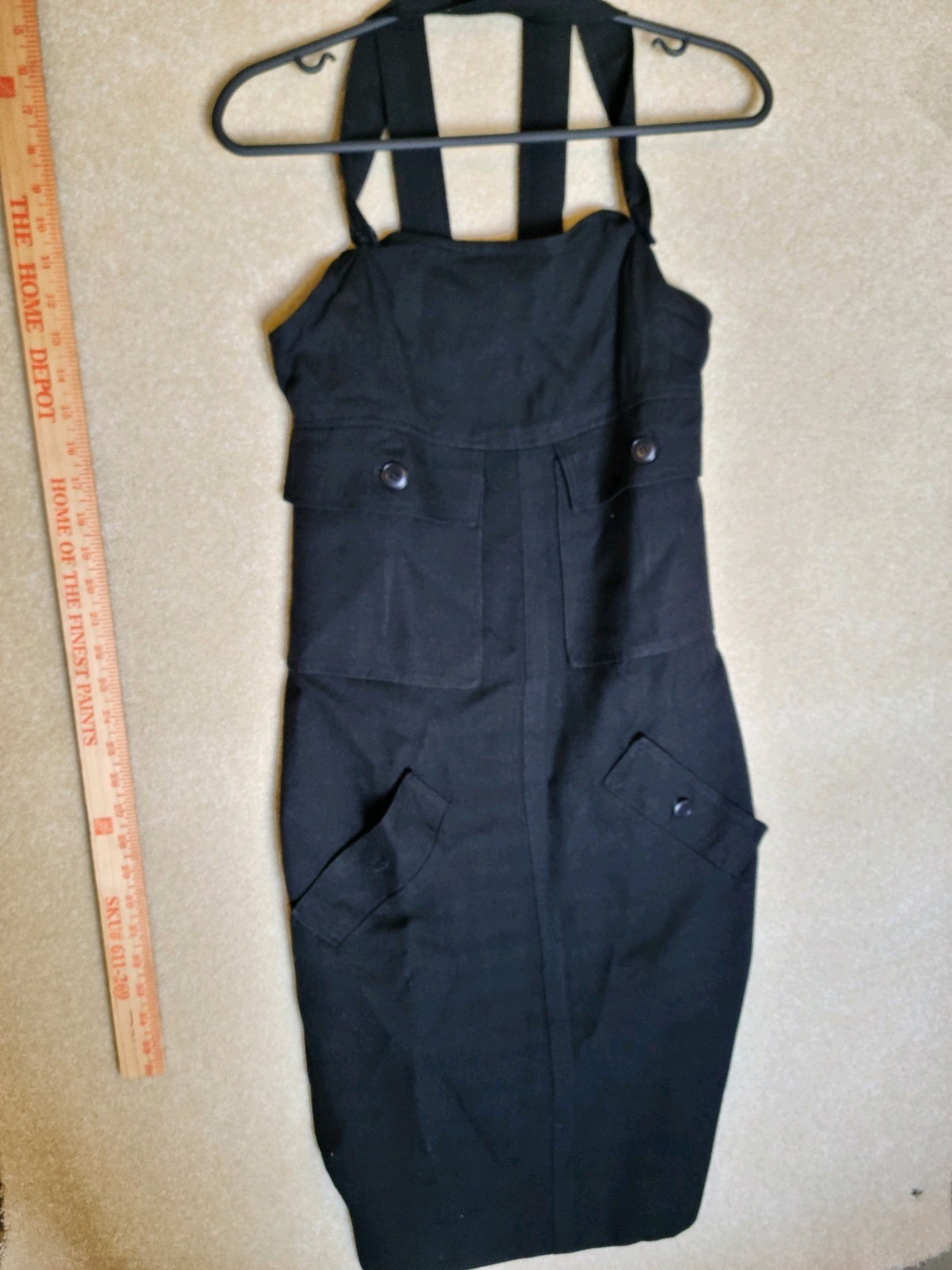 Vintage Nina Ricci „Shopping” Black Jumper Dress – Imported – Jacobson’s
