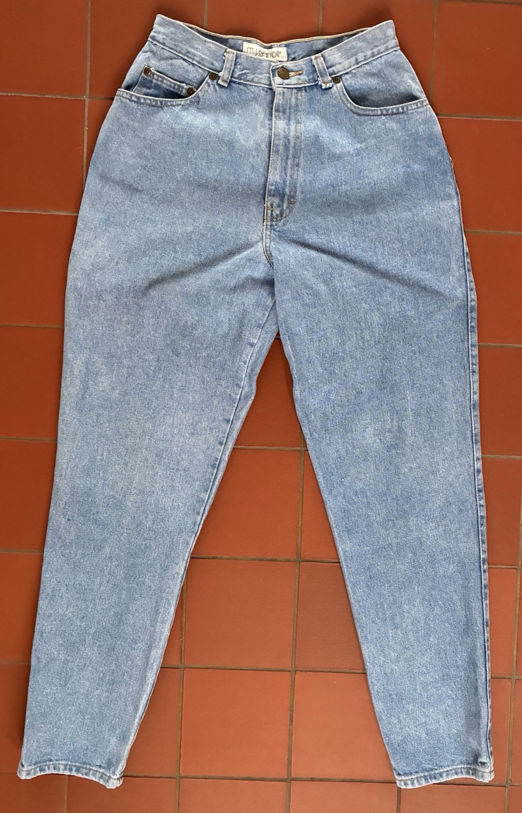 Vintage M.J. Carroll 80s / 90s Tapered Mom Jeans High Waist 26” Waist size 2 – 4