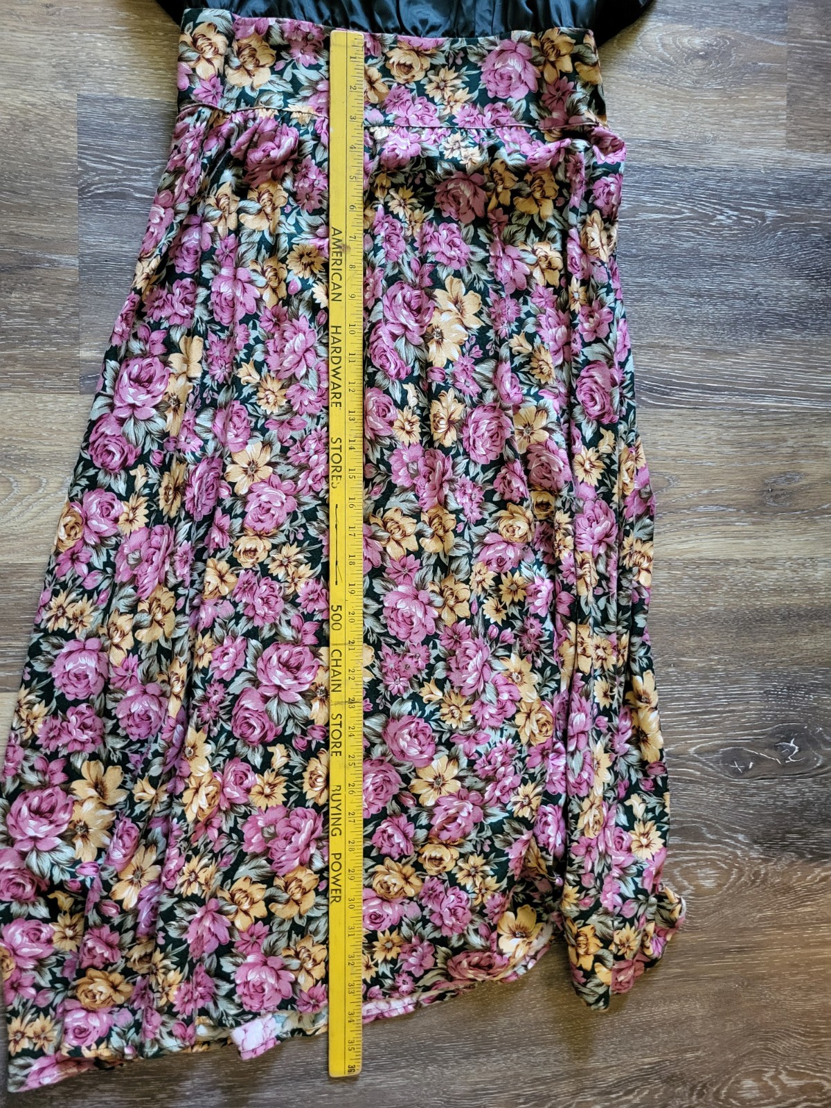 VTG Miss Dorby Lace Collar Cottage Core Prairie Floral 2 Pcs Dress Women’s Sz 18
