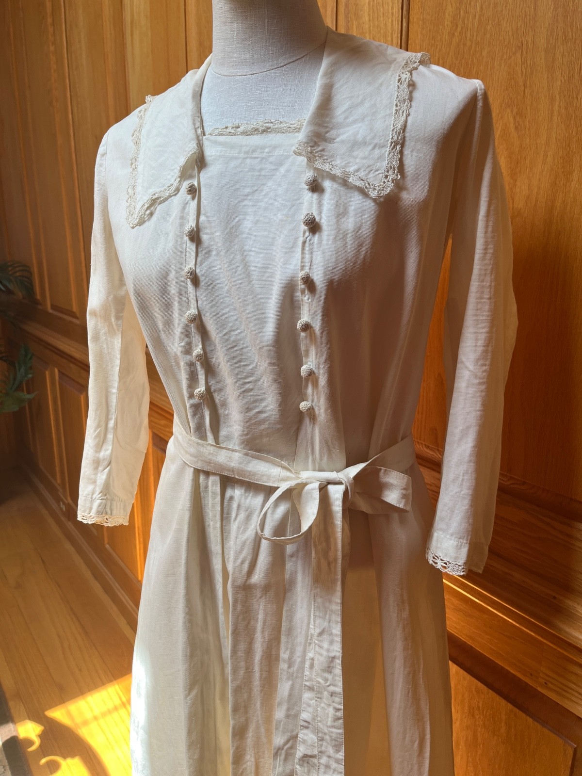 Antique Victorian Top and skirt, with a tie belt