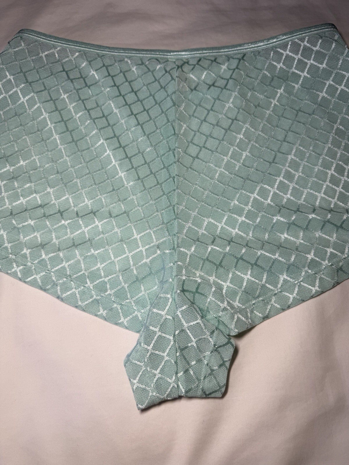 Vintage AVENUE BODY Lace Boyshort Panties Plus Size 14/16 Curvy Y2K Aqua RARE