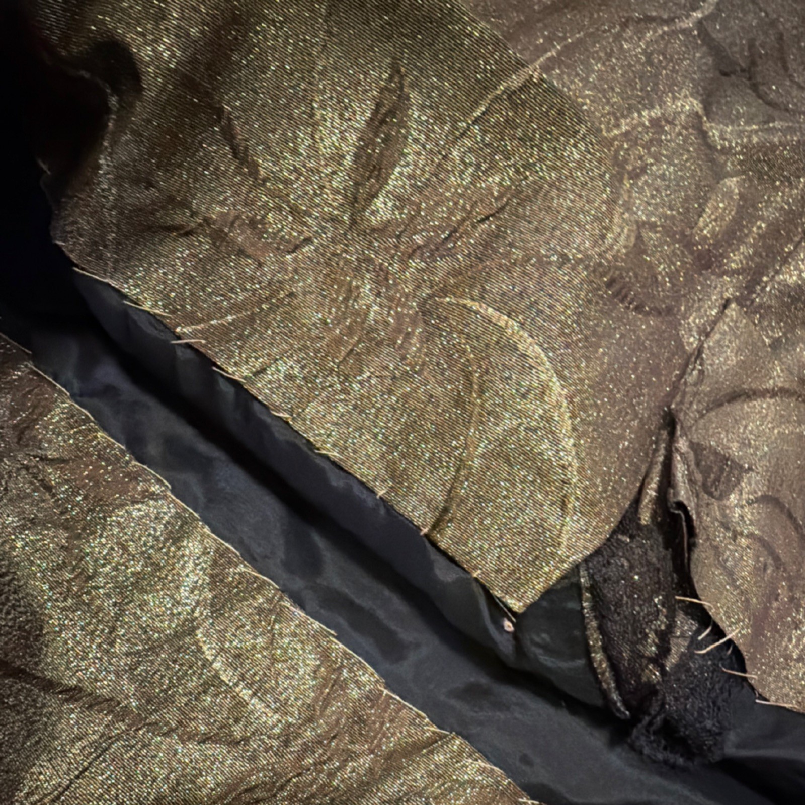 VTG Lorrie Kabala 80s Metallic Gold Brocade Skirt Suit Set 6 Prom Party Mob Wife