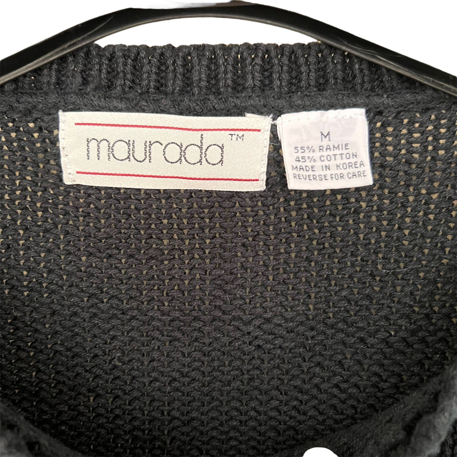 Vintage Maurada Knit Sweater with Lemonade Beach Theme Size Medium