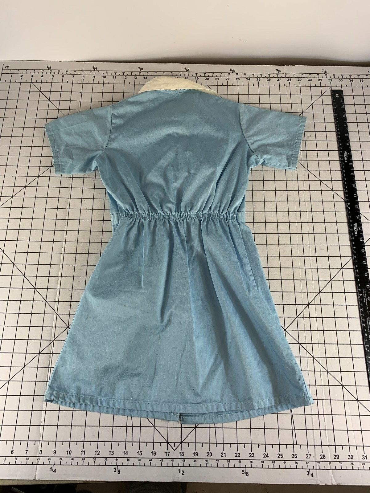 Vintage 50s 60s Nurse Outfit Uniform Medical Hospital Doctor Dress Red Cross Top