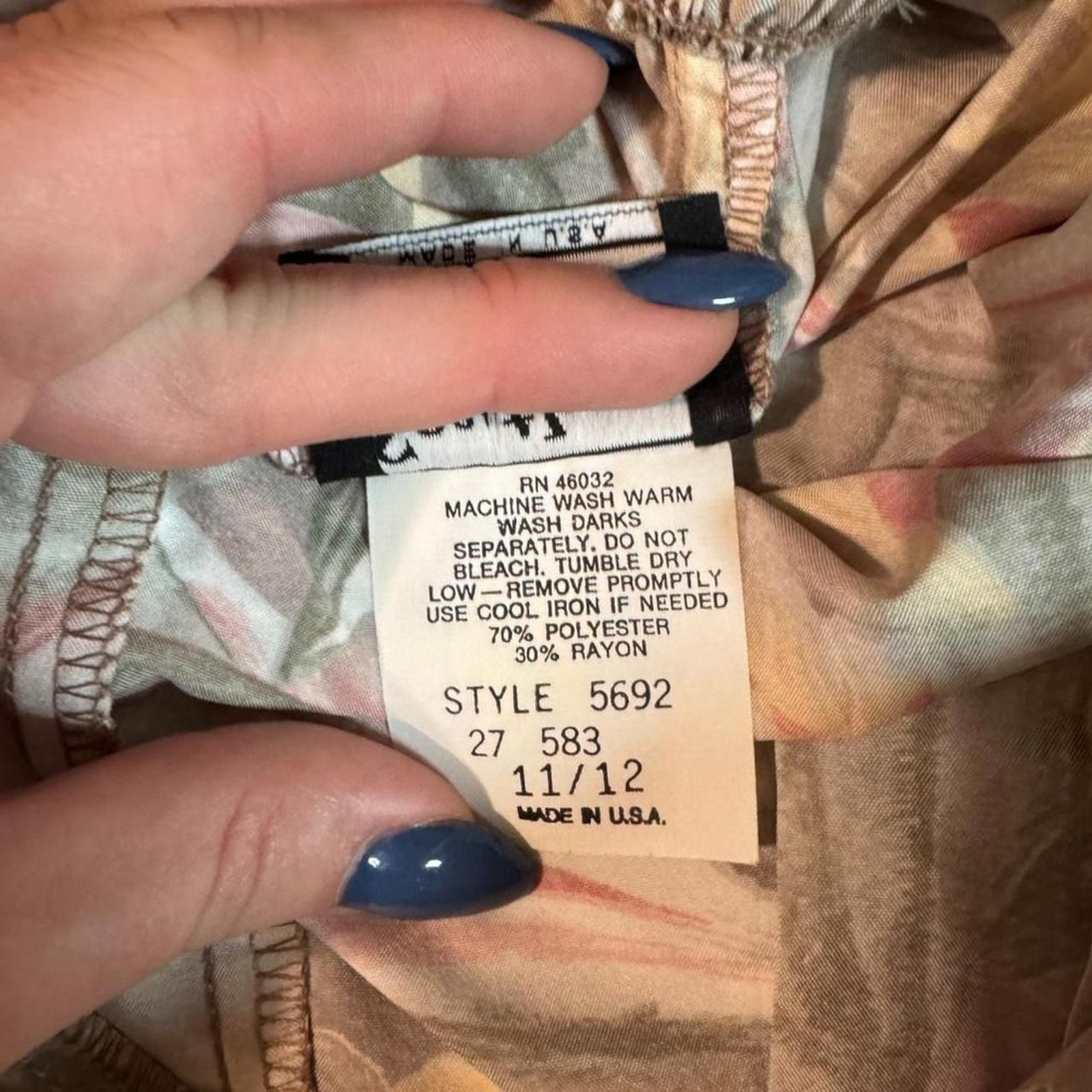 Vintage NWT Southern Lady Floral Kona Print Pleated Trouser Shorts Size 11/12
