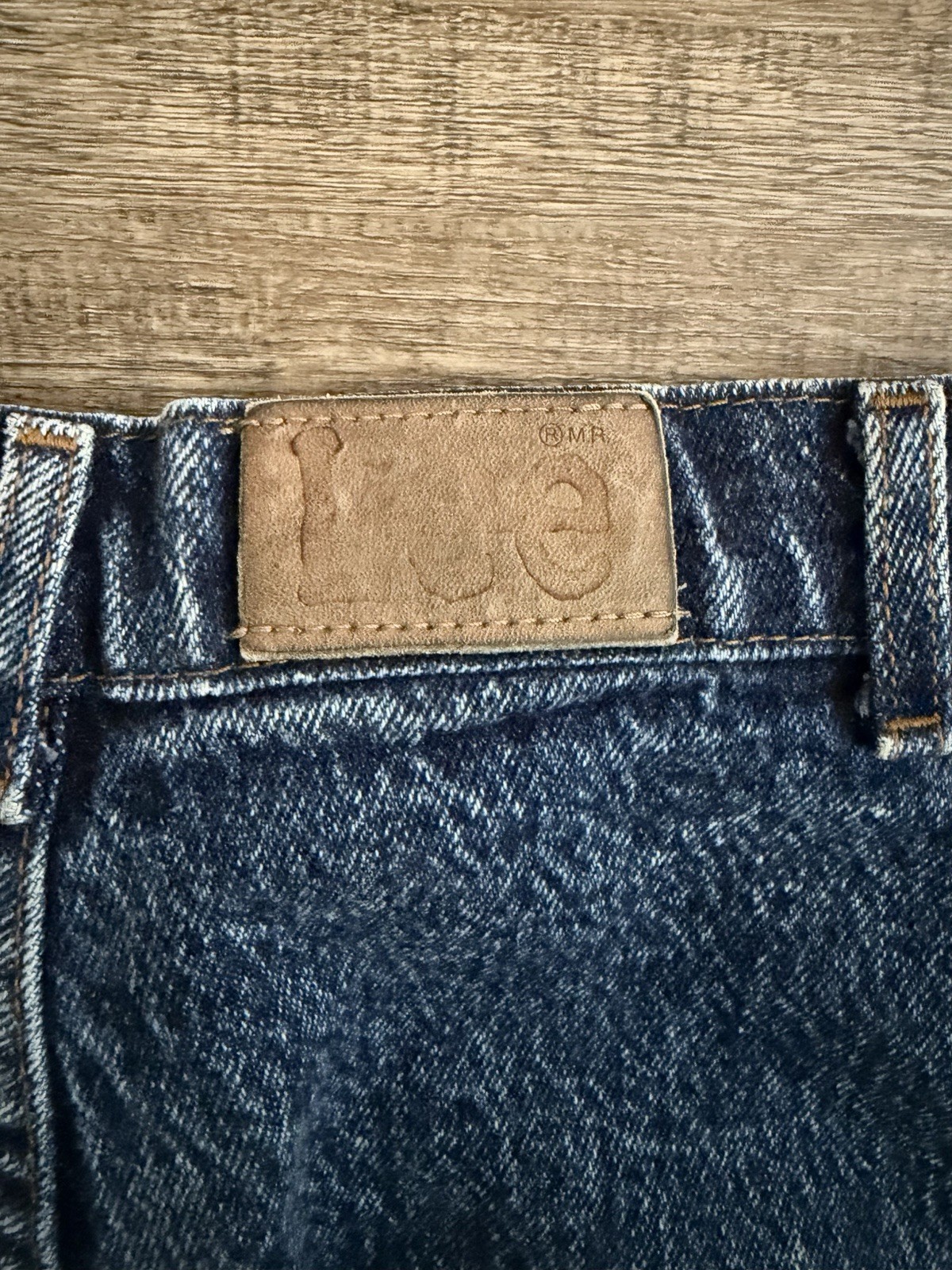 Lee Women’s Vintage High Waist Pleated Jeans 5 MED 25×32 Blue 100% Cotton