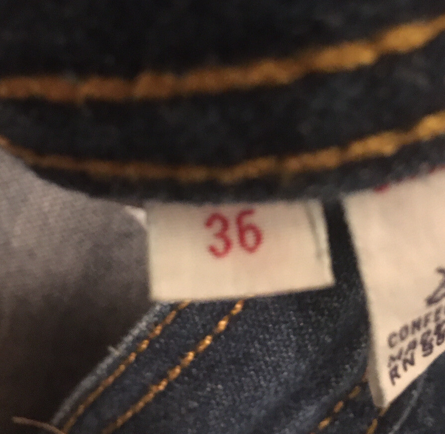 Desperado Mens Womens Blue Jeans Flare Leg True Vintage 1980s Awesome!