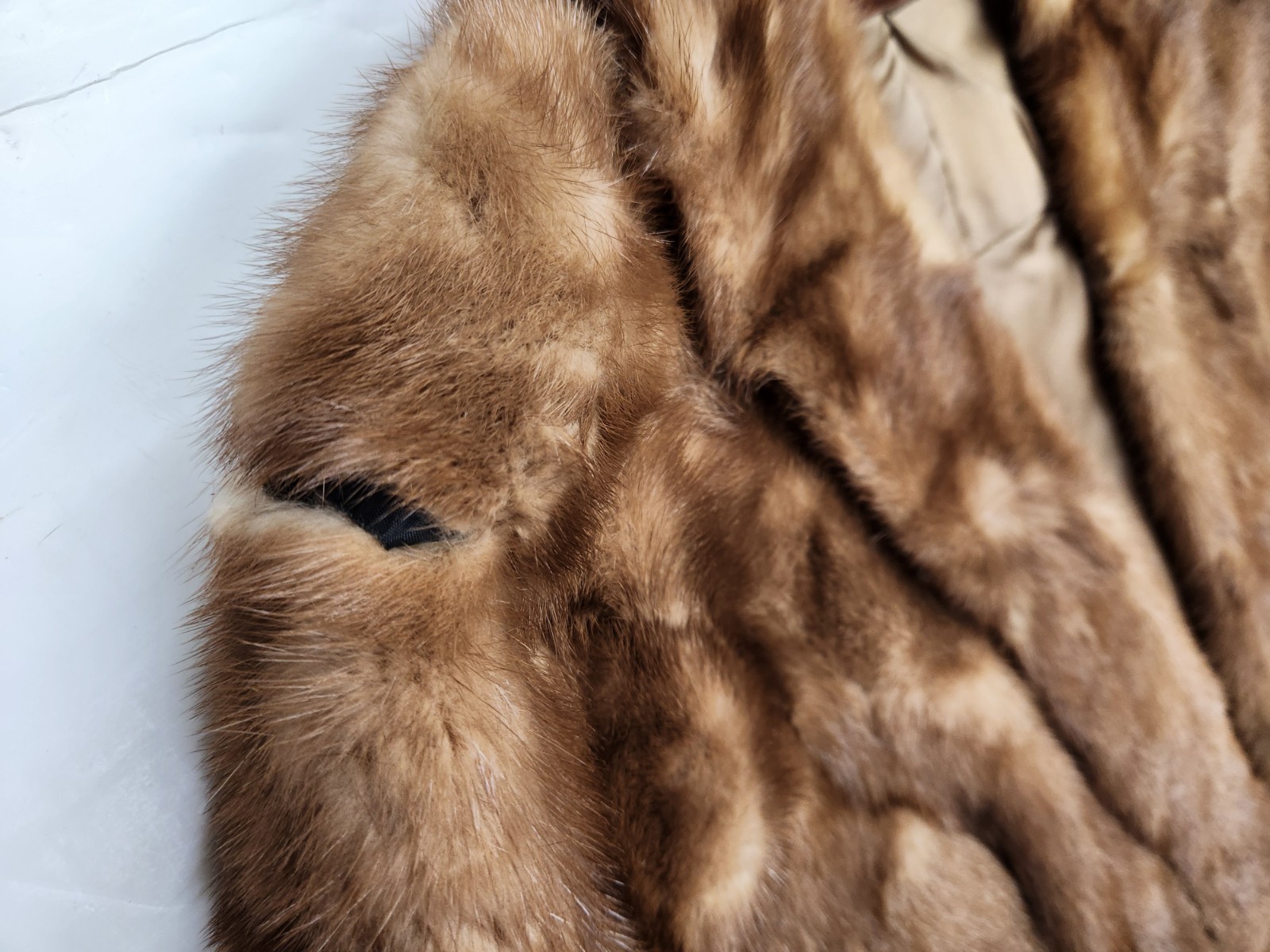 Vintage 1940s/50s Sanger’s Dallas Pastel Mink Fur Stole Wrap Needs Repairs As Is