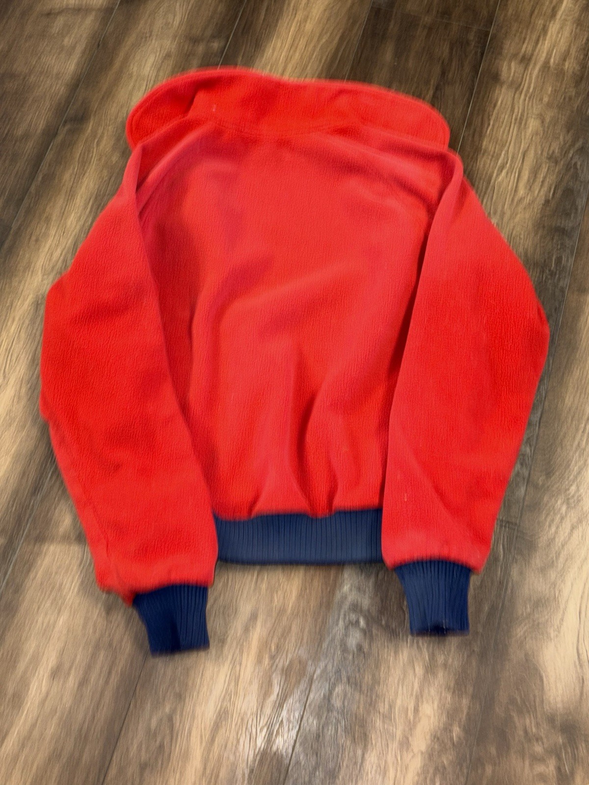 Vtg Patagonia Big Logo Womens Fleece Jacket 13/14 Full Zip 70s Rare Broken Zip