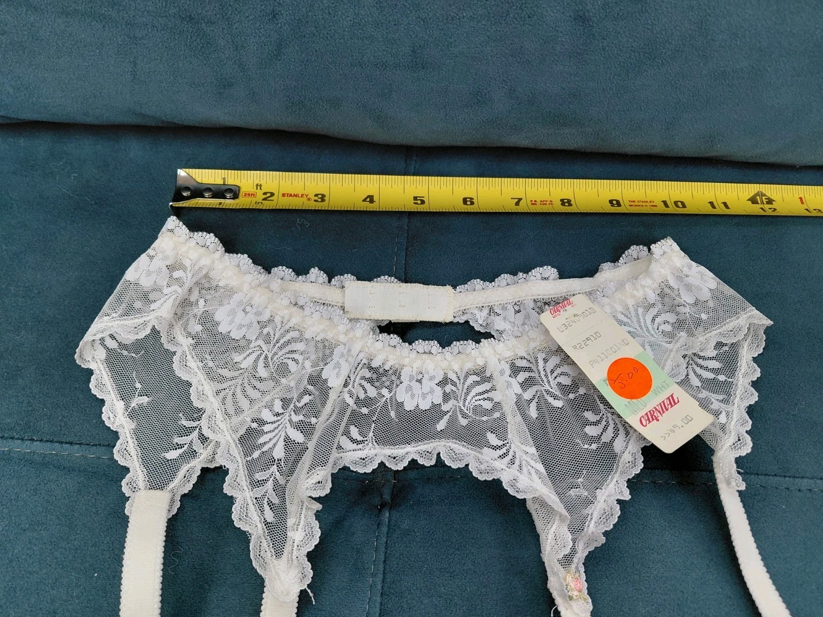 Vintage Fancy Carnival Garterbelt Sizes Medium And Small