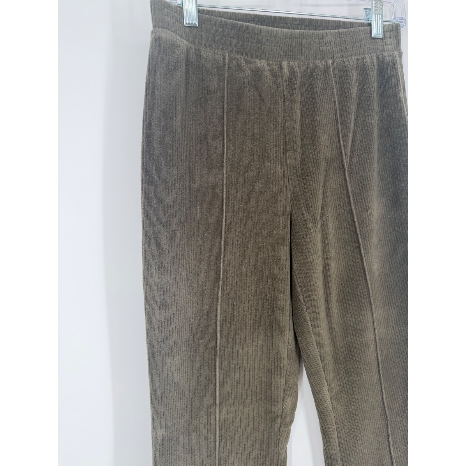 Aerie Womens Groove-On Rib Velour Flare Pants Small Boho Chic Festival 70s Retro