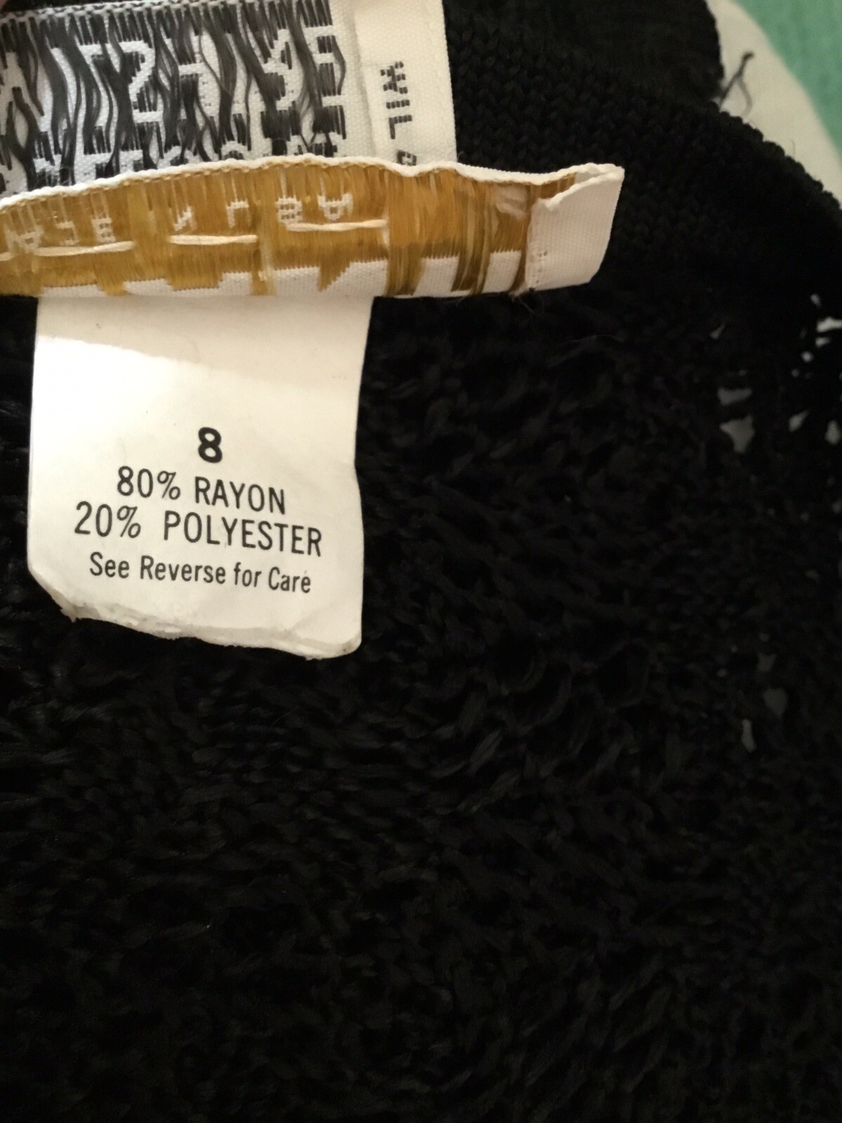 VTG 80s Vivanti Bullocks Wiltshire Black Cardigan Sweater Vintage 8