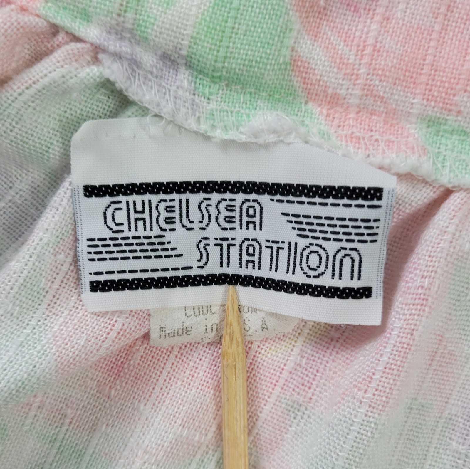 Vintage Chelsea Station Pastel Floral Skirt Size 9