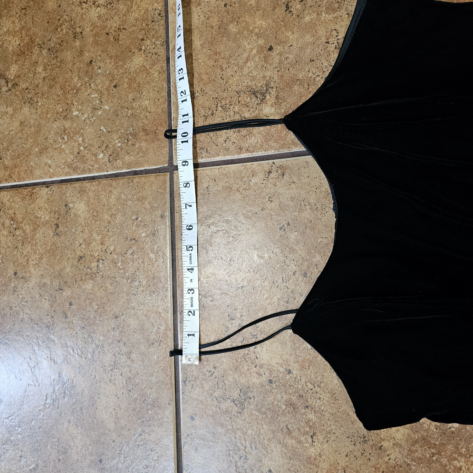 Vintage Black Mini Dress Velvet Nite Scarlett 90s Strappy Party Cocktail