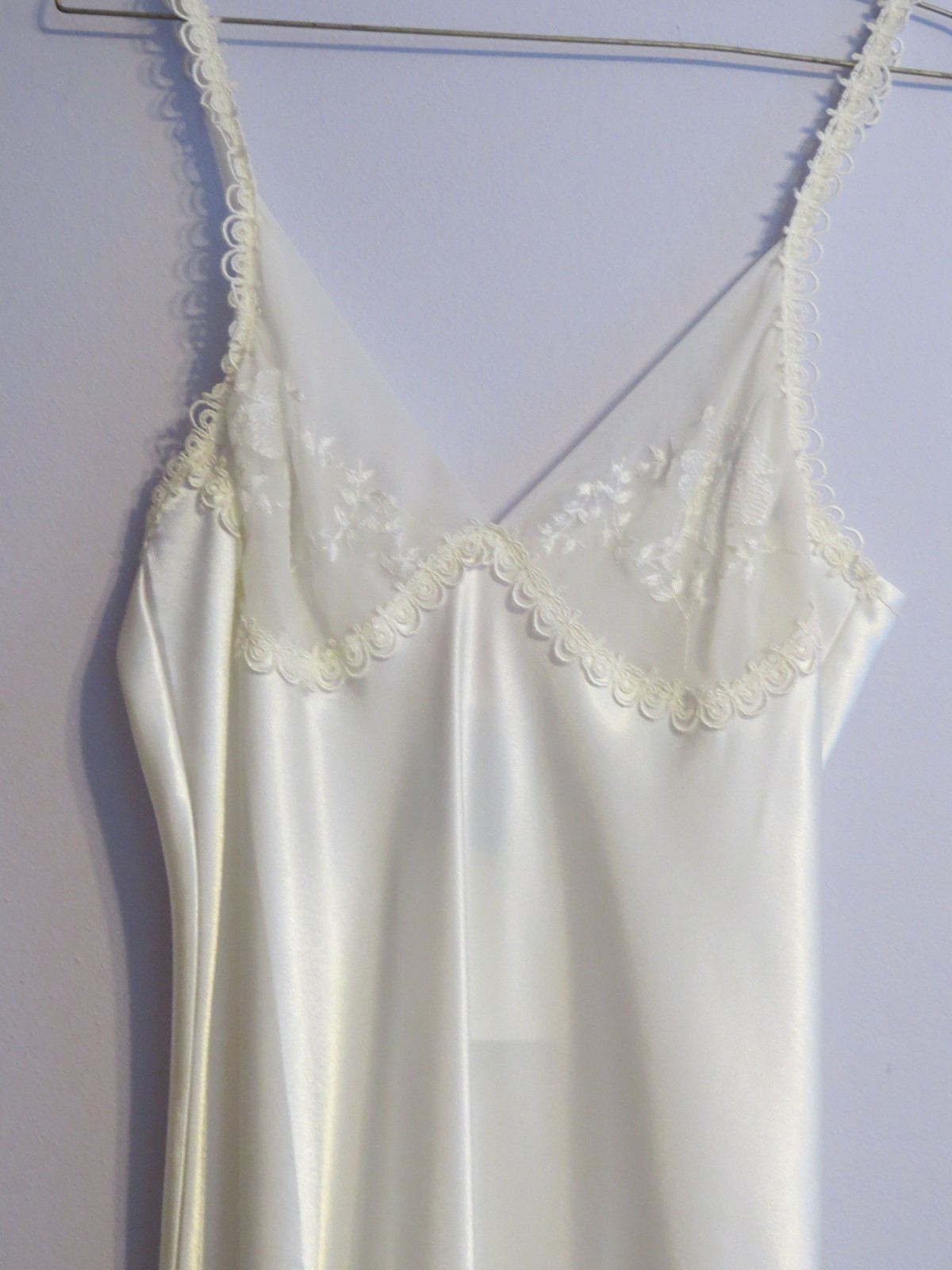 Vtg Rashella 2000 White Delicate Nightgown Feminine Original Tags Size XL