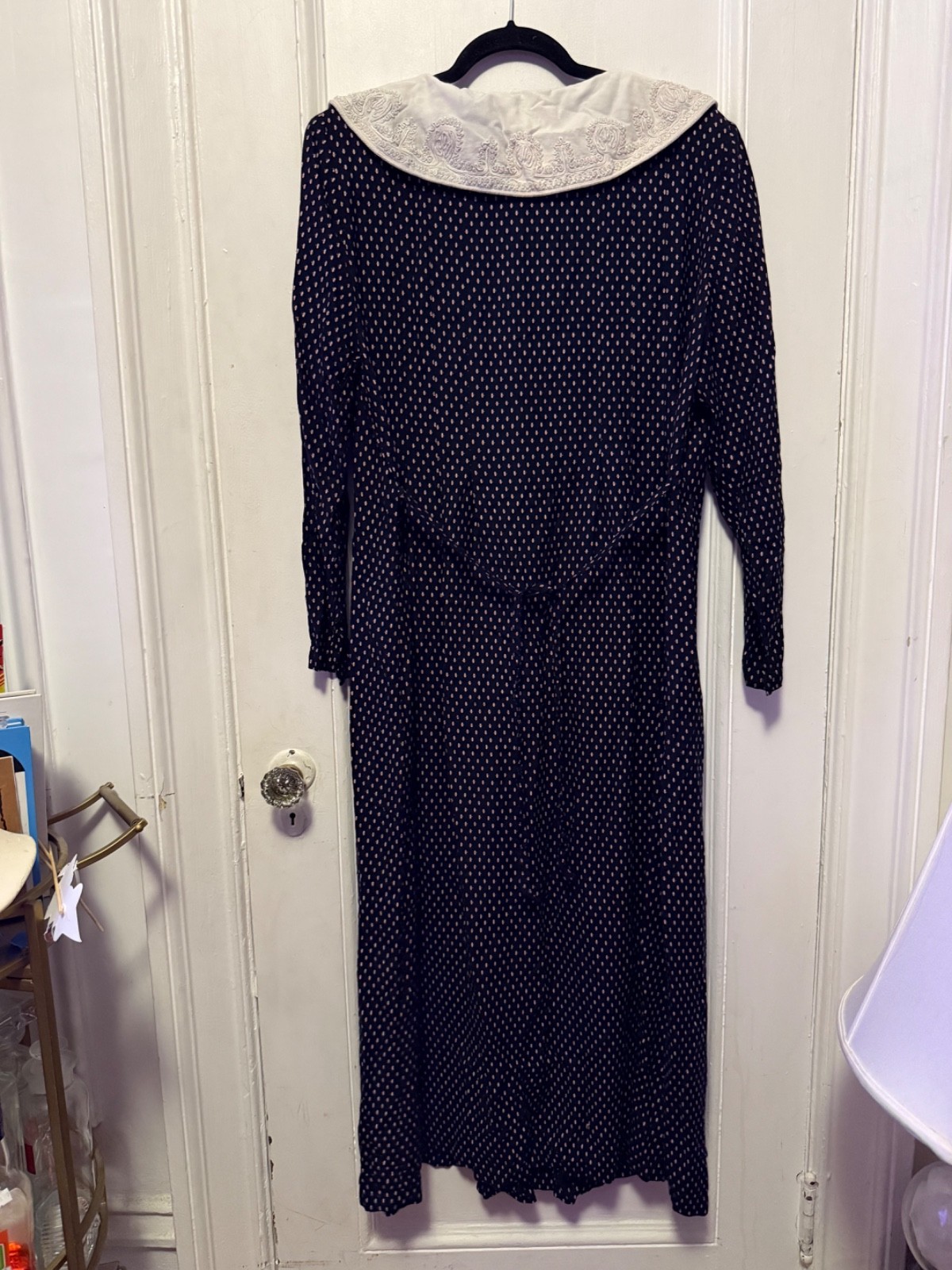 Vintage 80/90’s Polka Dot Style Button Front Dress Rayon Size 18 Sarah Elizabeth