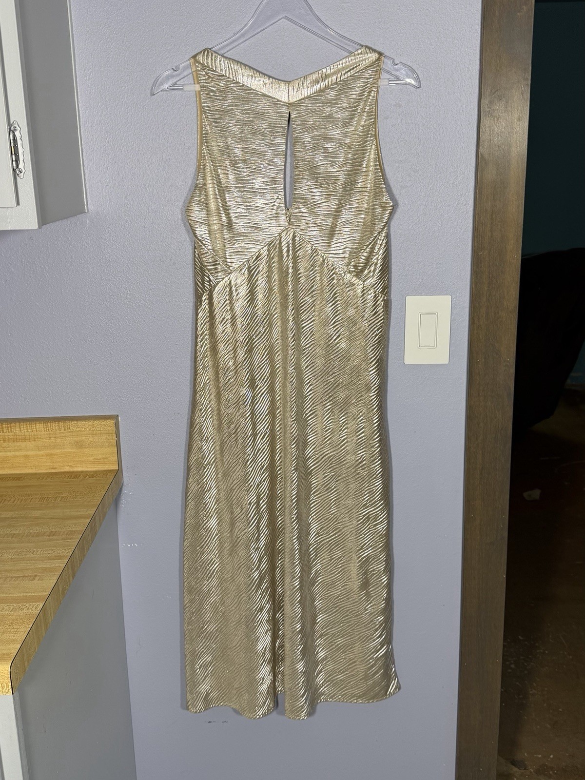 Stop Staring Gold Sleeveless Dress 14