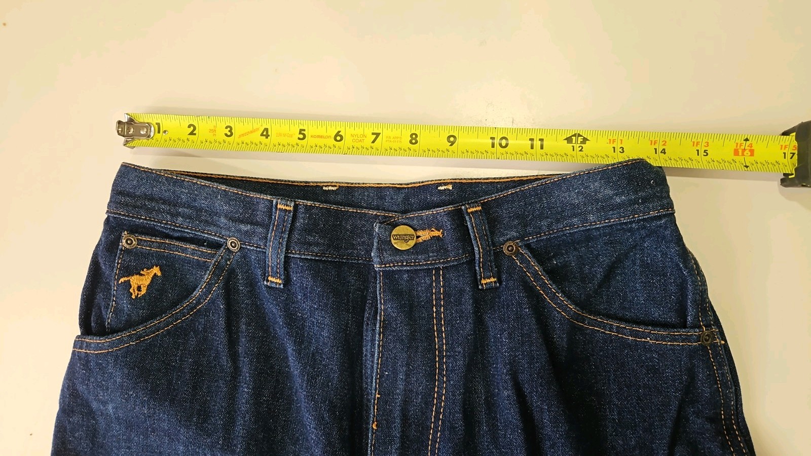 Vintage Wrangler Denim Jeans Womens Size 12 Made in USA No Fault Jean