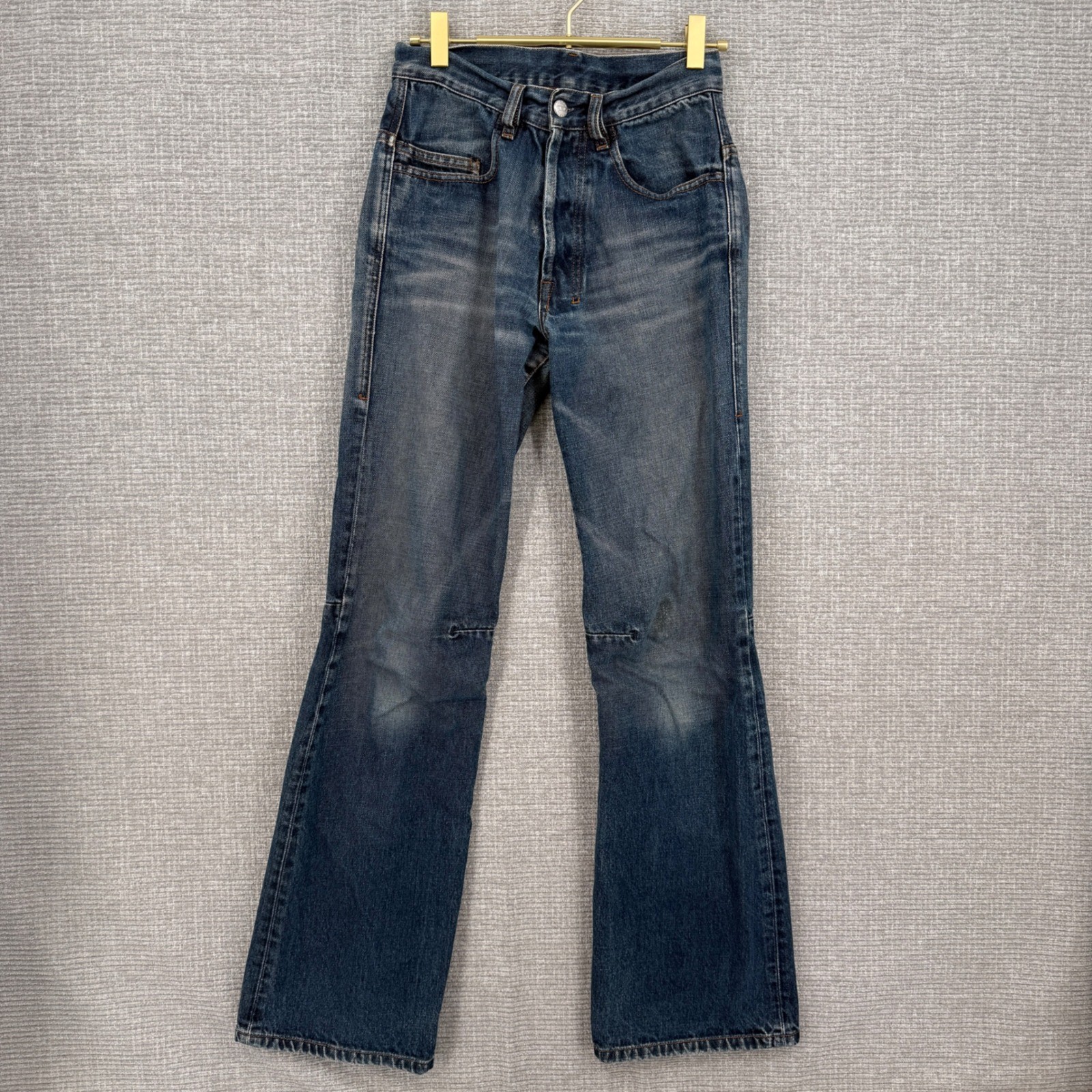Vintage Diesel Jeans Women 26 Blue Denim Flare Leg Y2K Boho Bootcut Western