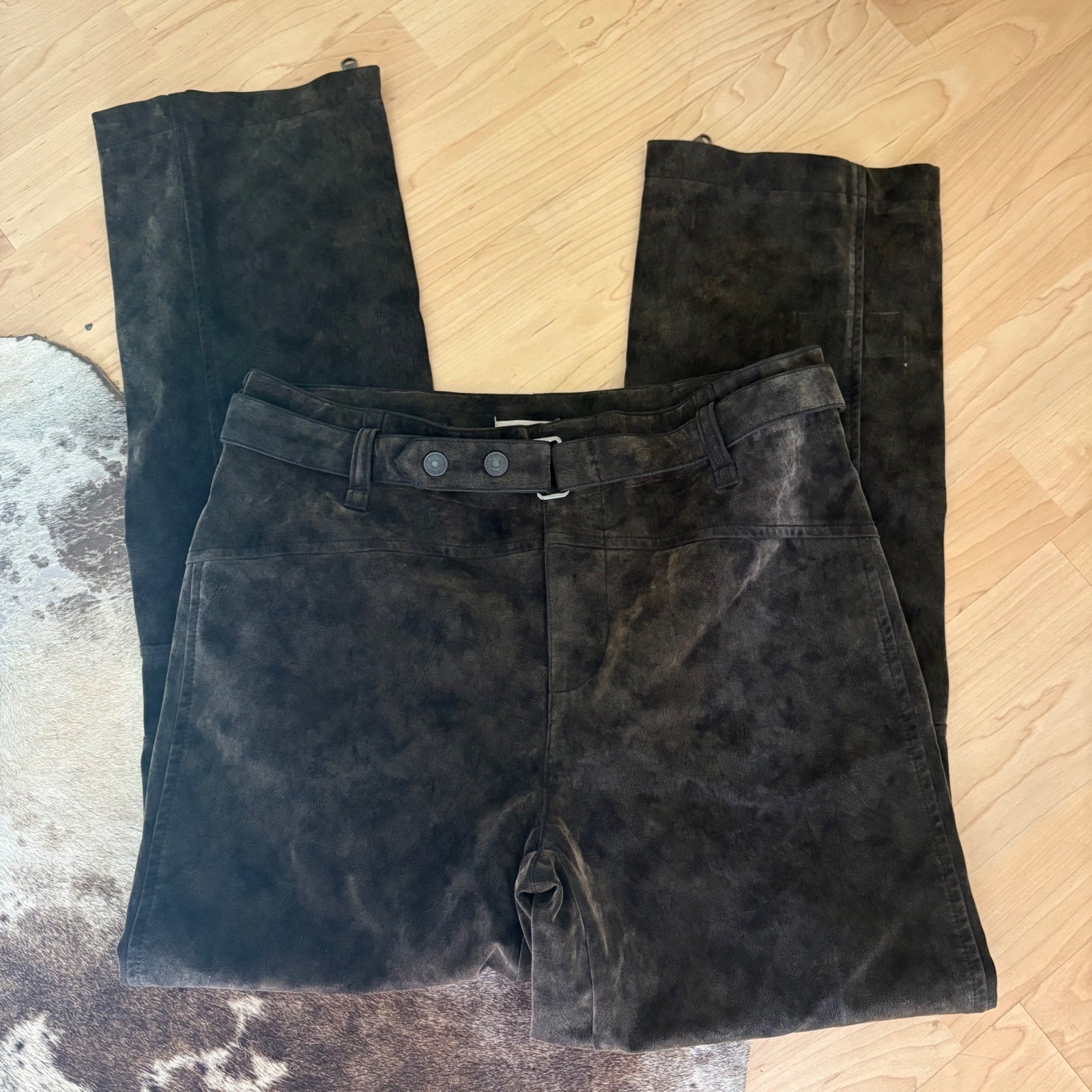 FREE PEOPLE We The Free Titan Vegan Suede Pants Size 28 NWT