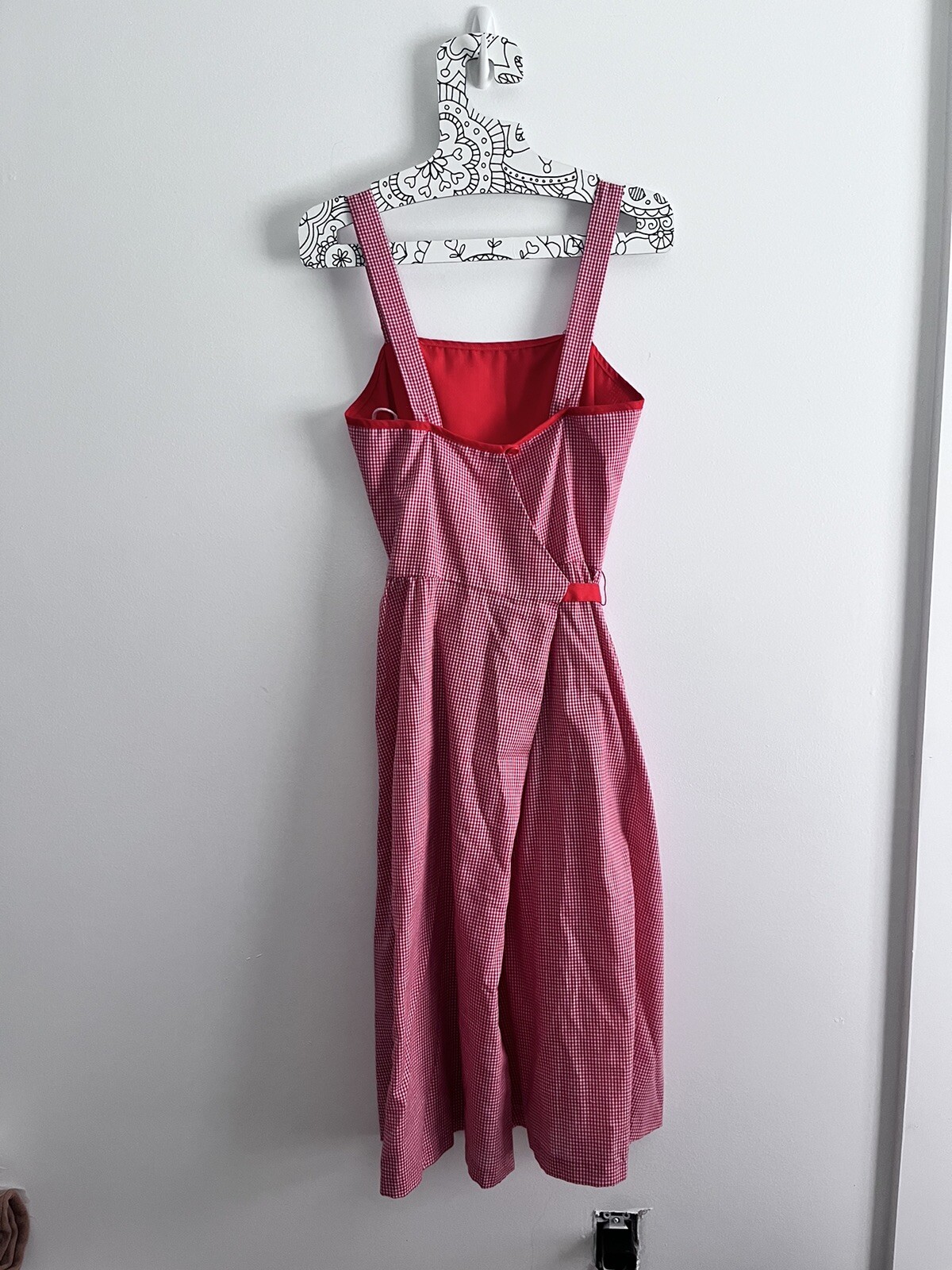 Vtg 70’s JT Dress Co. By Jody Floral Tropical Back Wrap Sundress Belted Size 6