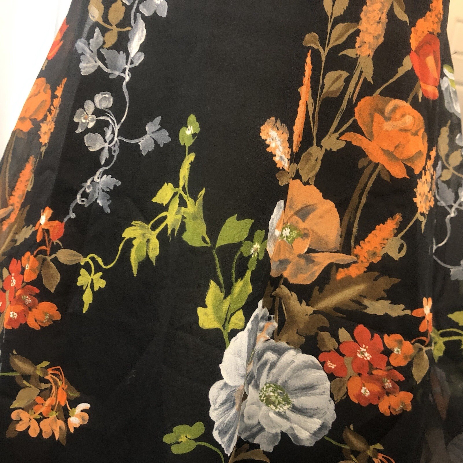 Vintage Nu Mode Floral Maxi Dress