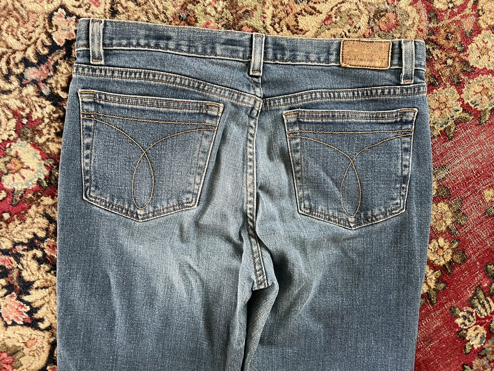Vintage Y2K Calvin Klein Jeans Flare Stretch 8 32L