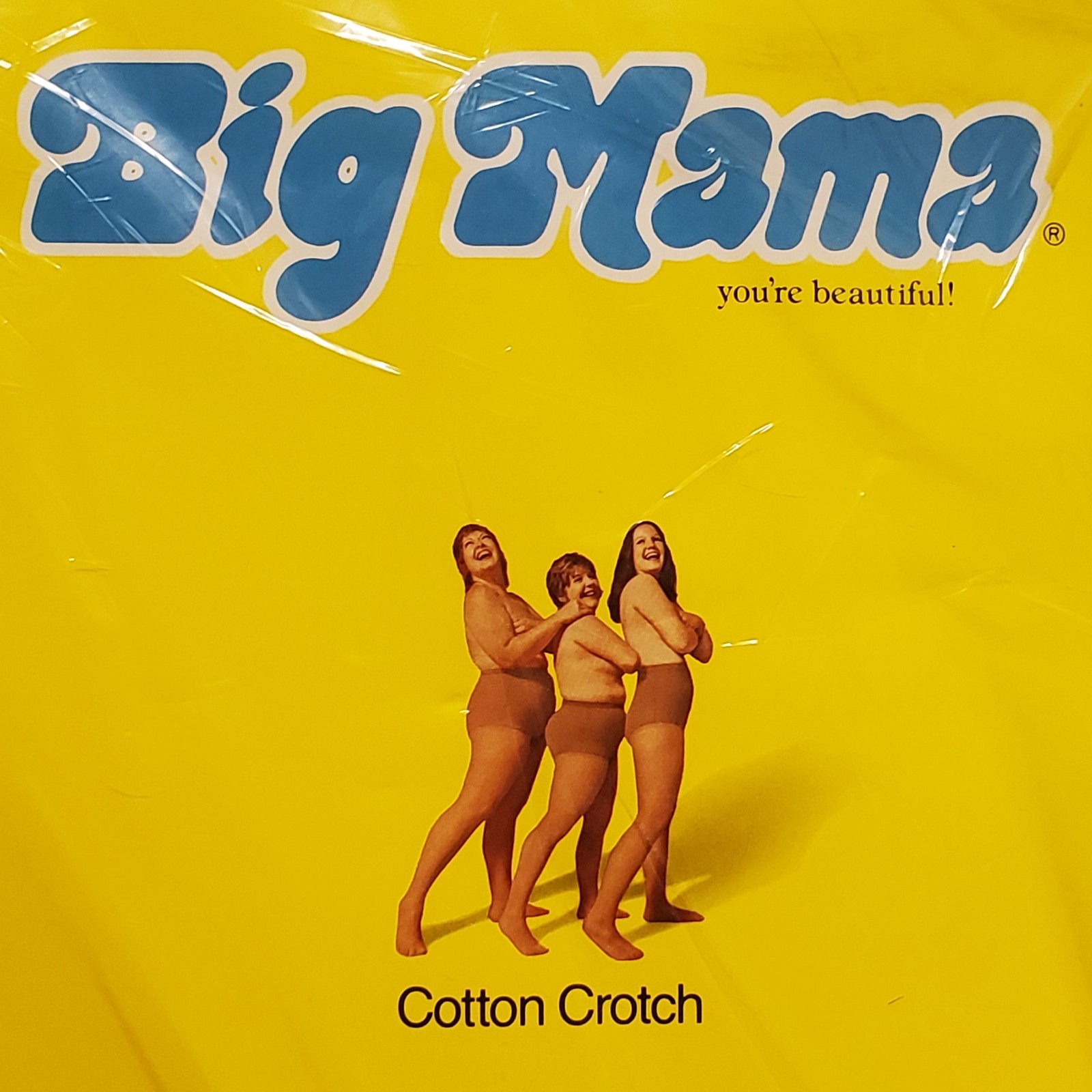 Lot of 2 Vintage 1983 Big Mama Pantyhose M L BEIGETONE Cotton Crotch Sheffield
