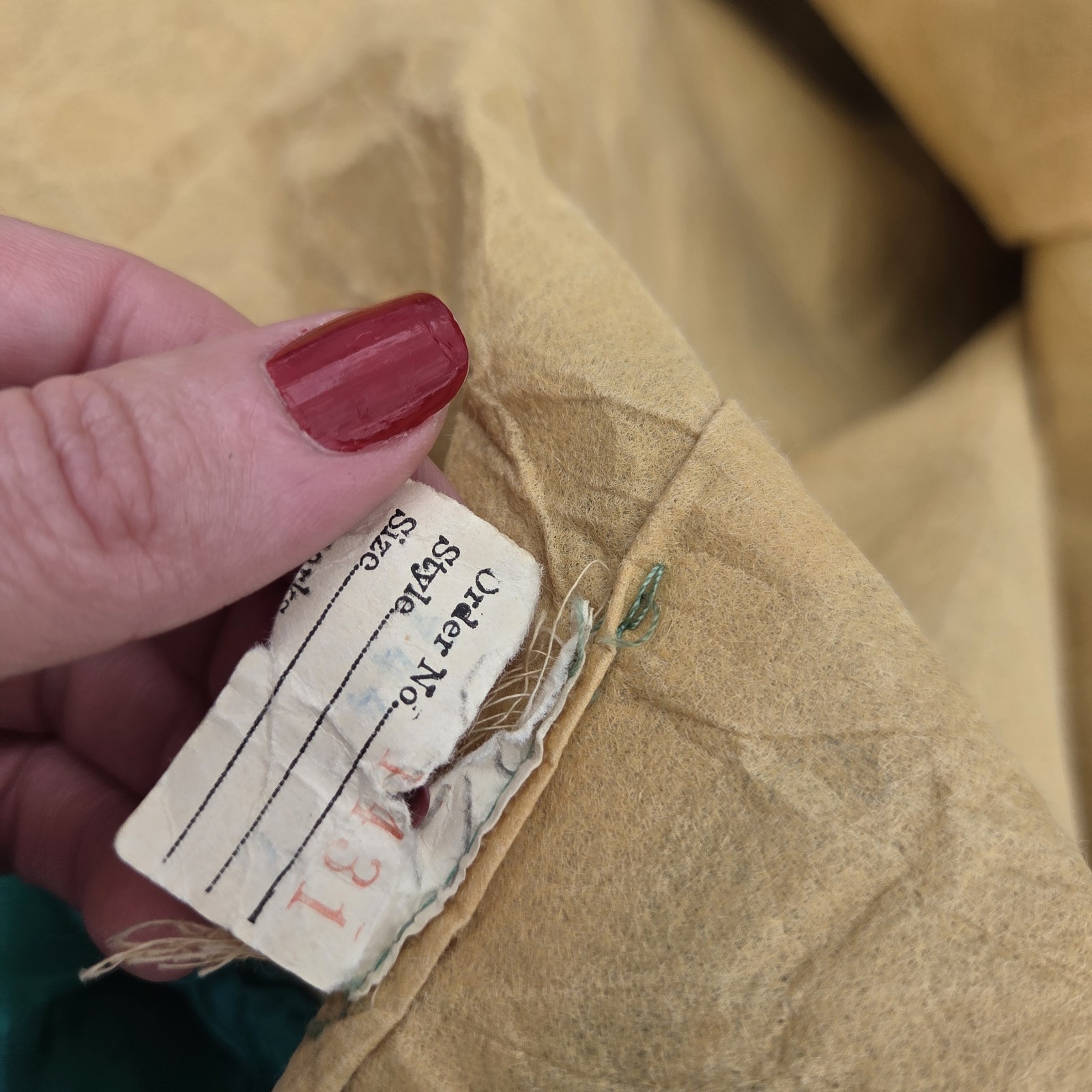 1950s Vintage Green Formal Bubble Hem Dress.. PLEASE READ Description