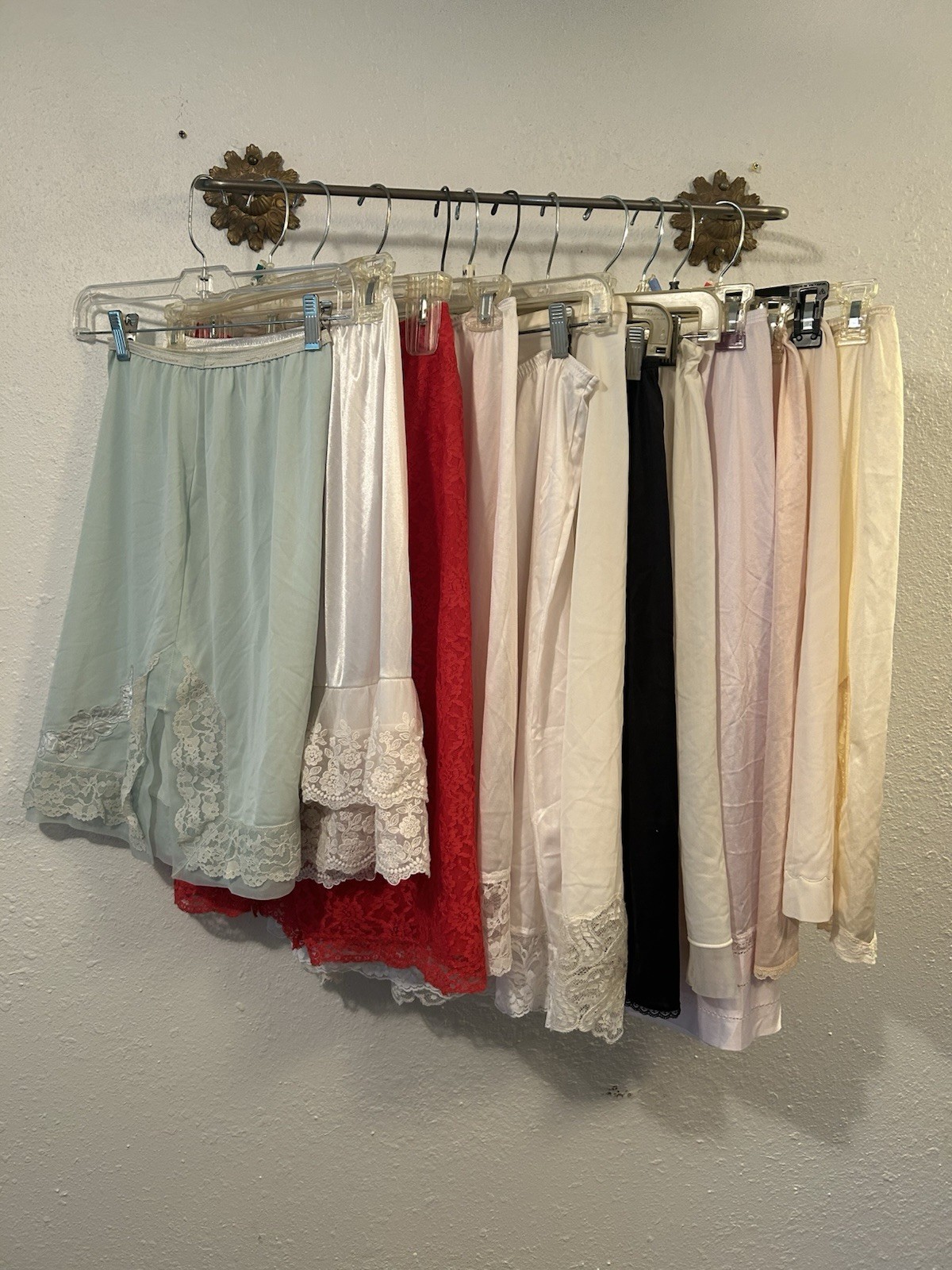 Vtg Lot Of 12 Half Slips 1950’s-1990’s