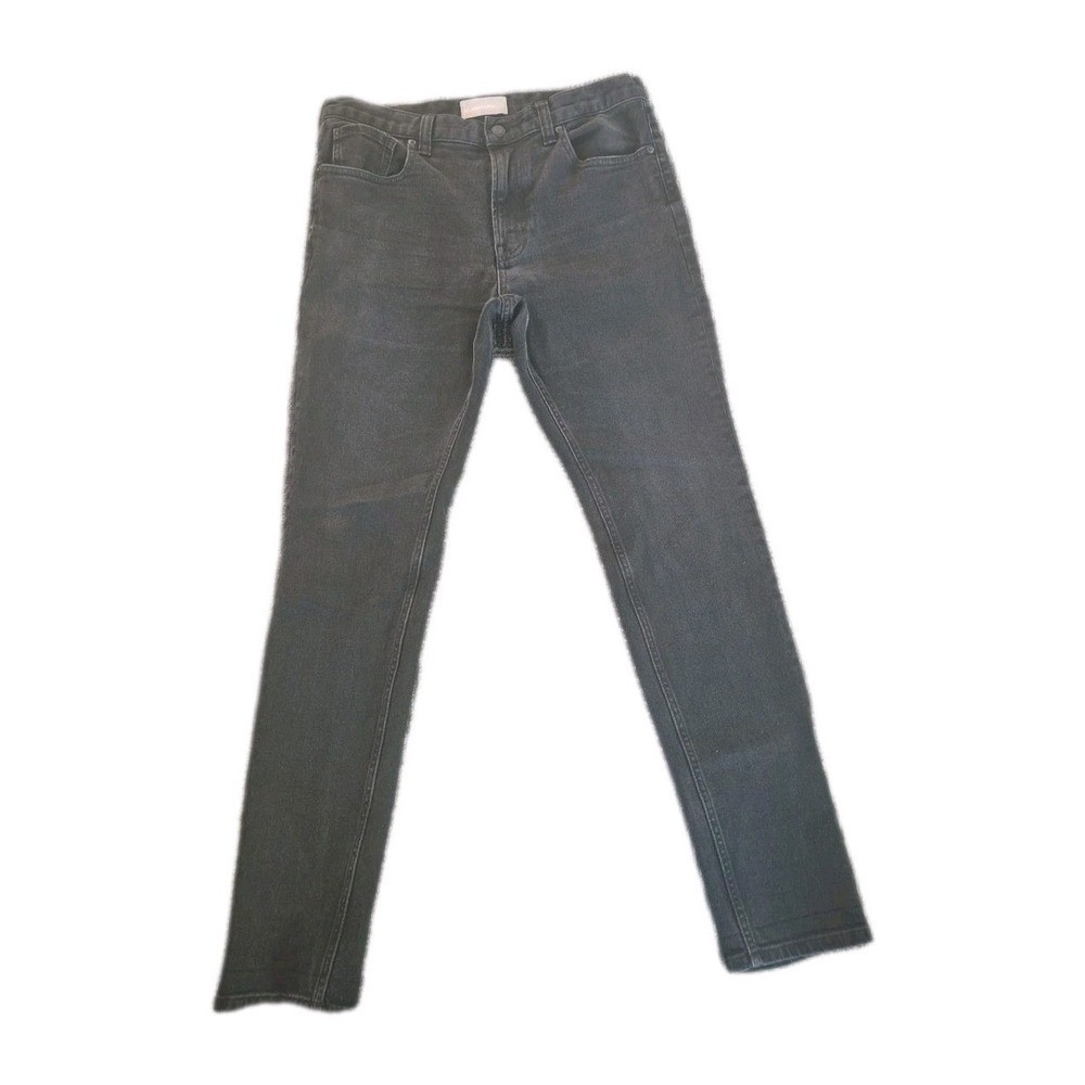 Everlane The Curvy High-Rise Skinny Jeans Womens 34×34 Black Denim