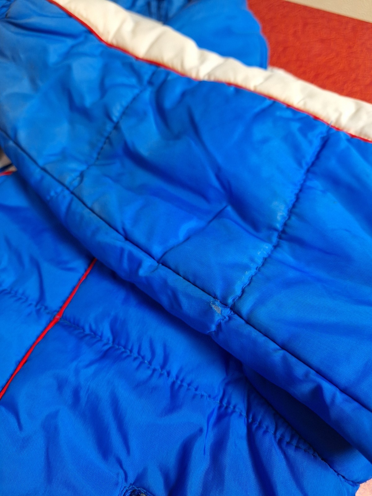 True VTG Mid-century 1970s 80s Brite N Sassy Puffer Ski Jacket Vest Snow Bunny L