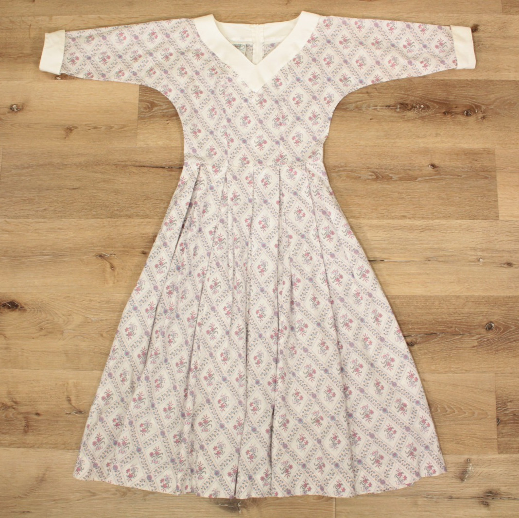 VTG 80s 90s Lot of 3 Laura Ashley Floral Sailor Neck Maxi Dresses XS/S Dress Lot