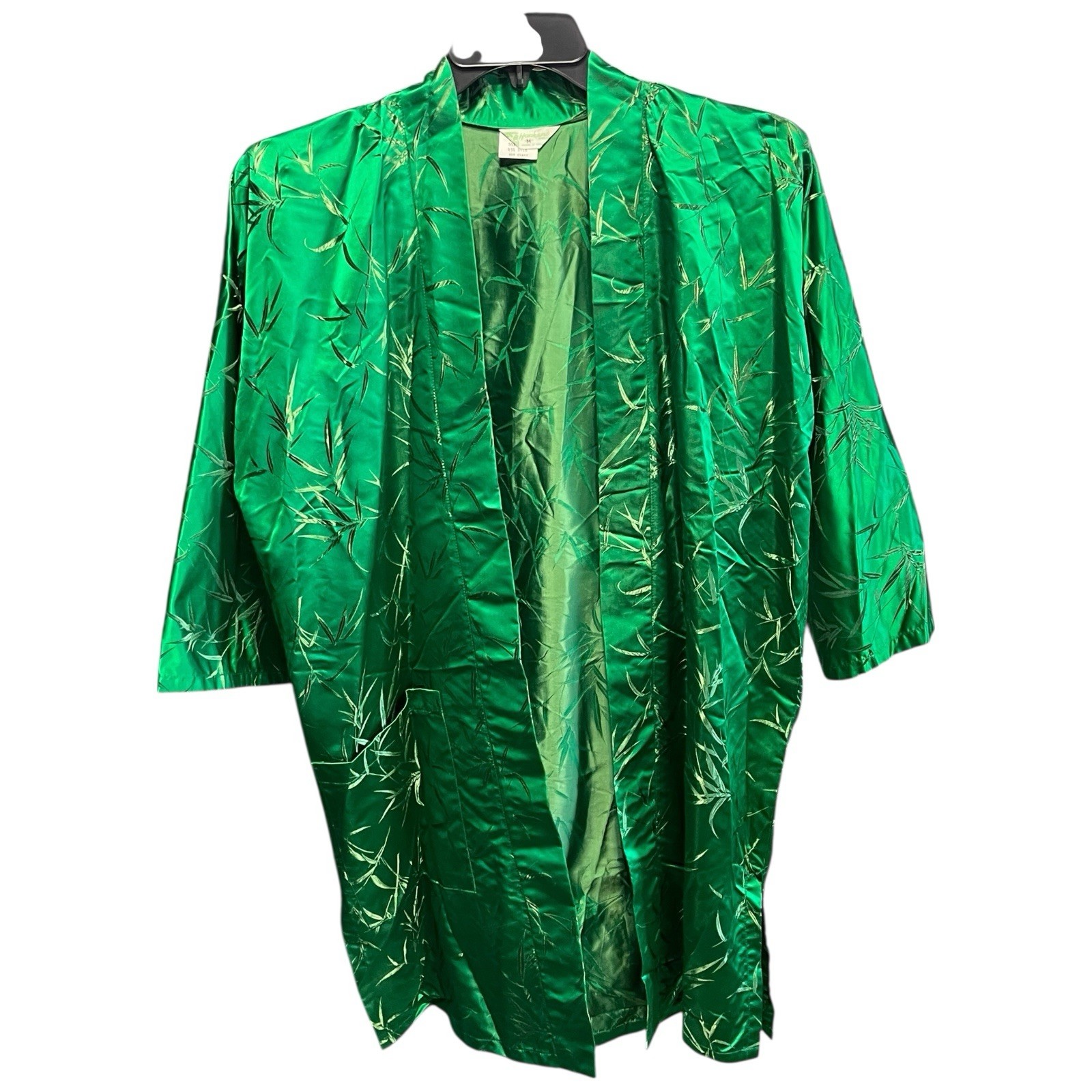 Vintage Hookano Hawaii Silk Blend Kimono Style Duster Robe