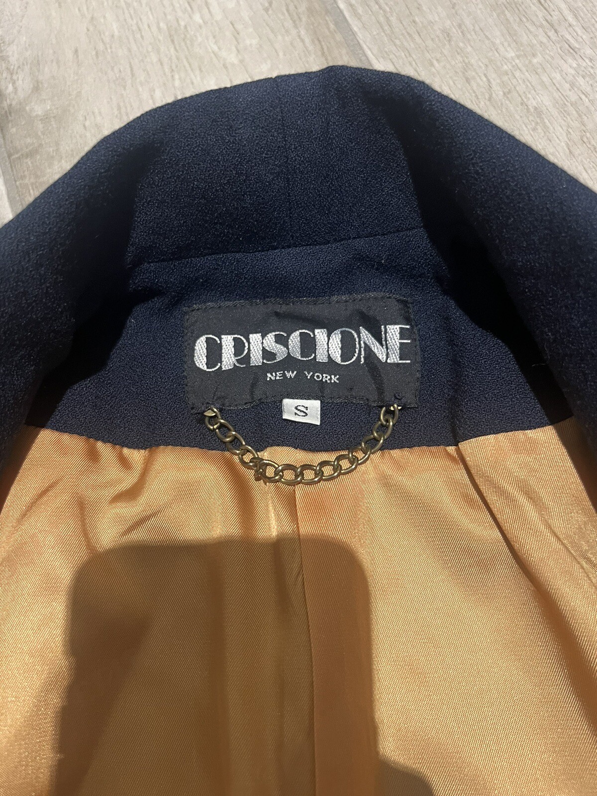 Vintage criscione Navy Blazer Size small